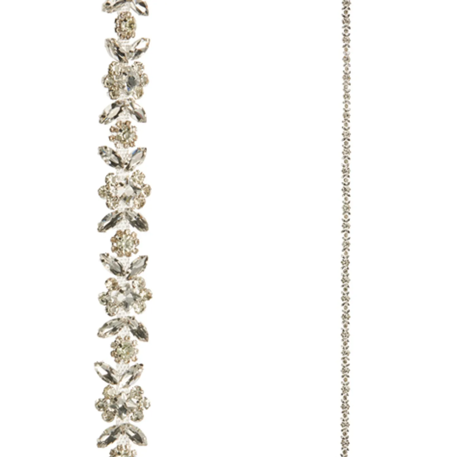 Raz 6' Clear Jeweled Christmas Tree Garland G4513611