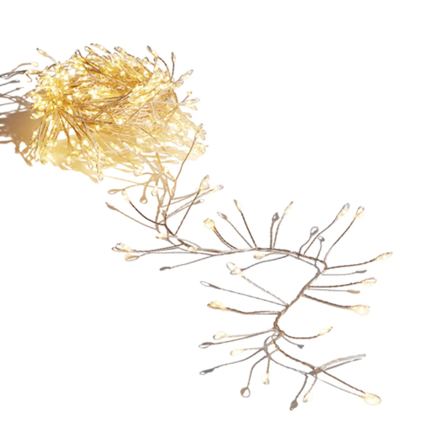 Raz 10' Fairy Cluster Christmas Lights on Silver Wire L4337023