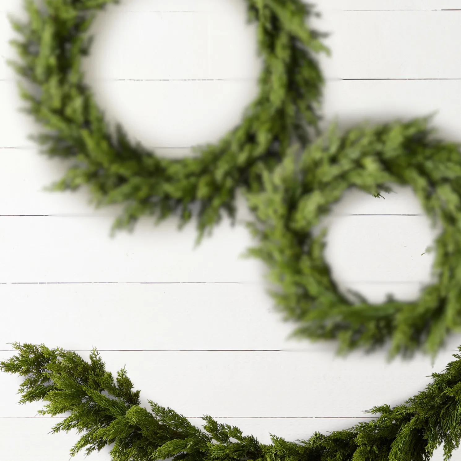 Raz 5' Fresh Green Cedar Christmas Garland G4542040