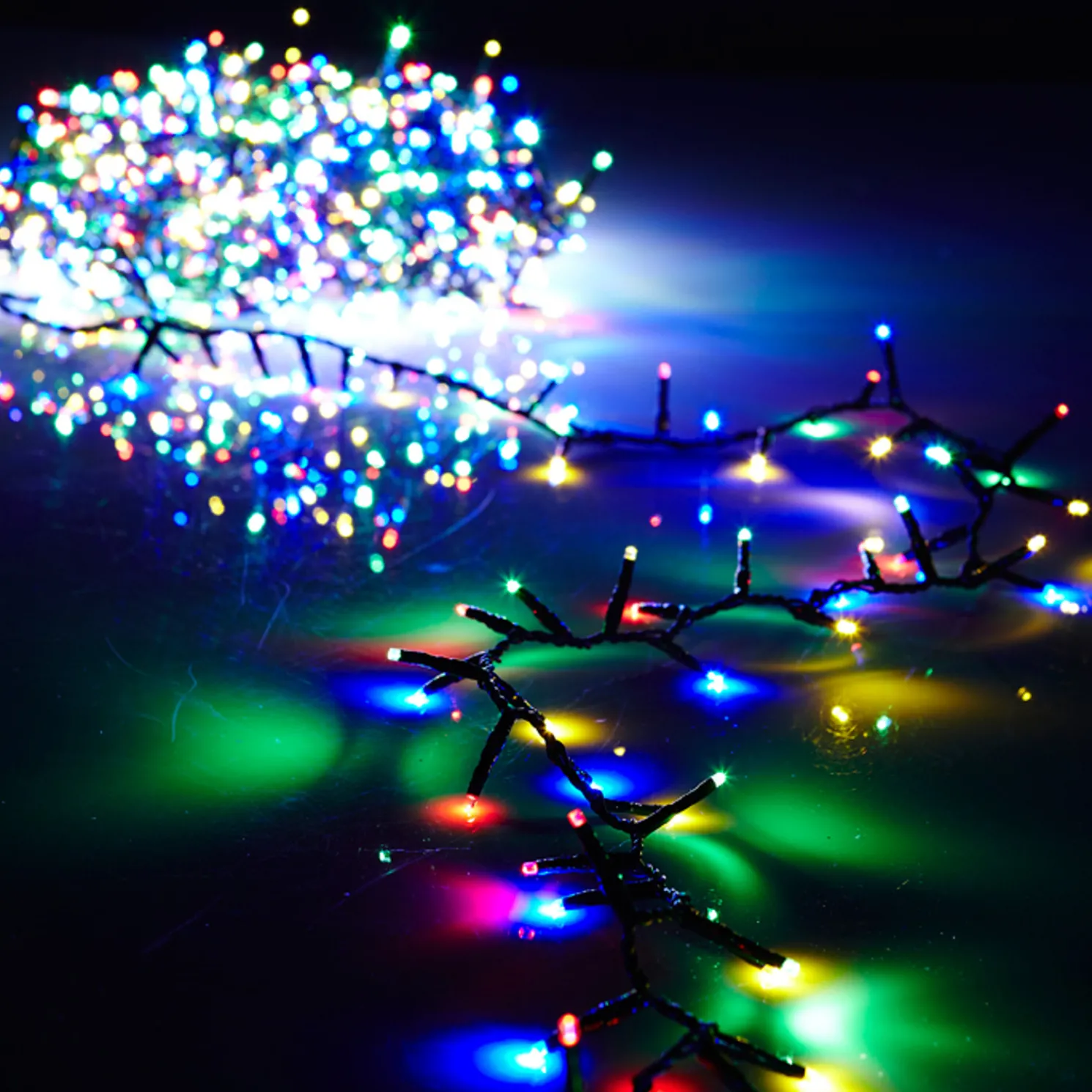 Raz 8 Function Multi Color LED 73' Christmas Snake Compact 1000 Lights G3737057