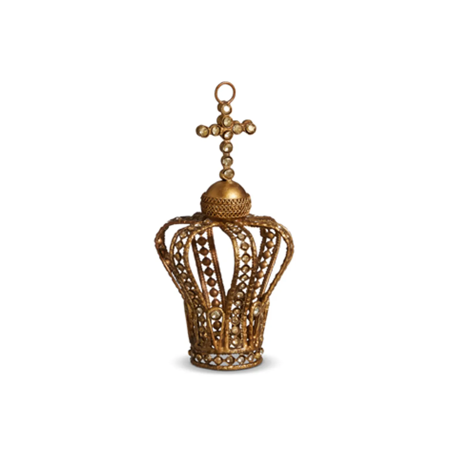 Raz 4.5" Gold Crown Christmas Ornament 4401283