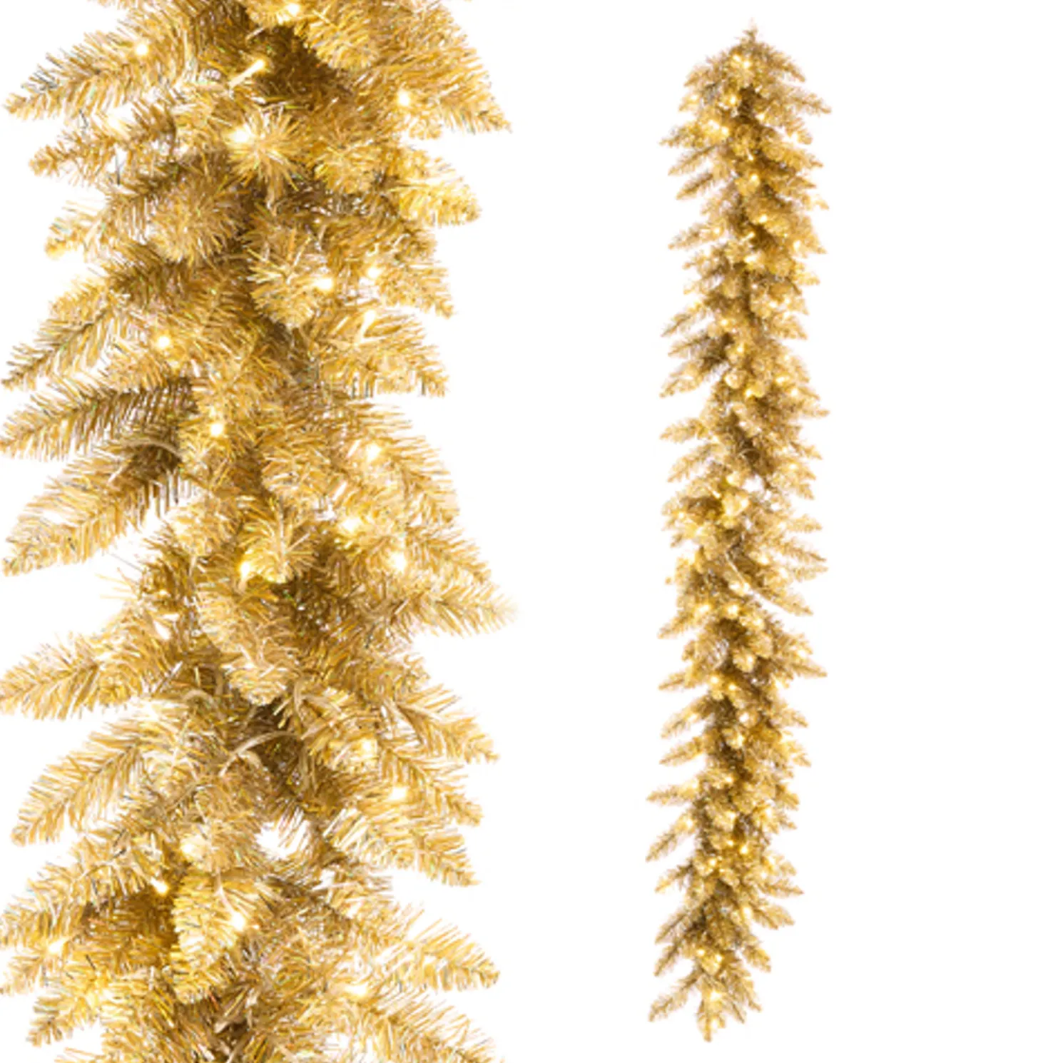Raz 6' Gold Tinsel Christmas Garland G4509695