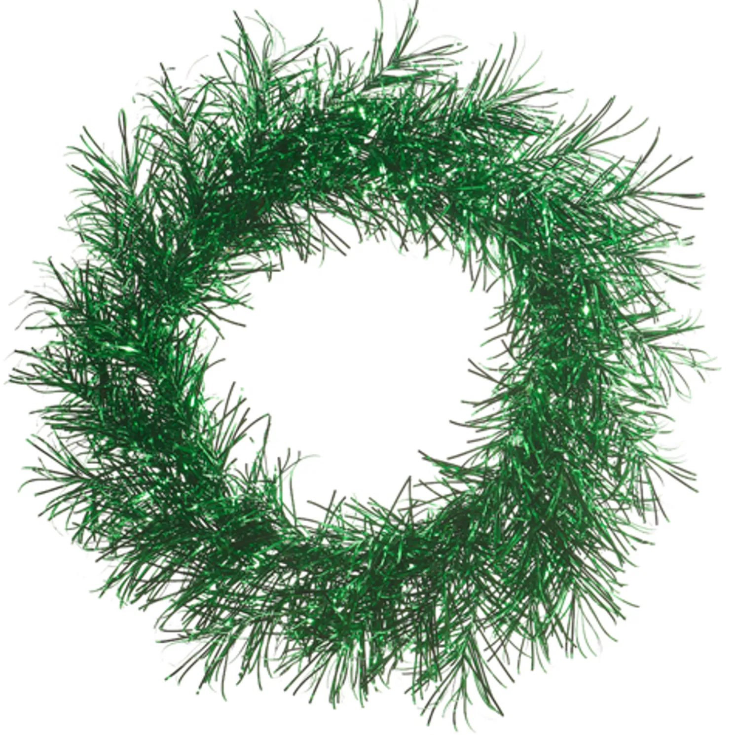 Raz 22" Green Tinsel Christmas Wreath W4402269