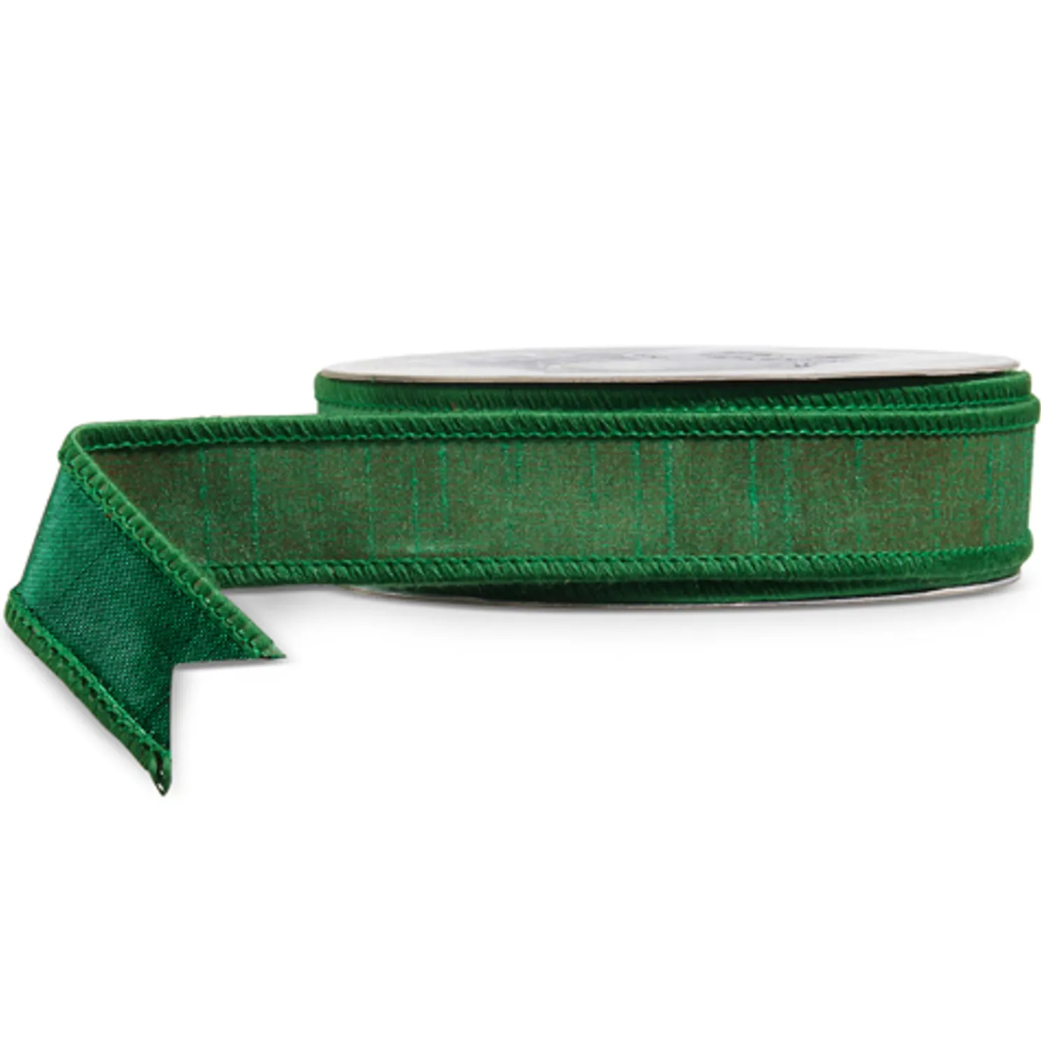 Raz 1" Green Wired Christmas Ribbon R4527848