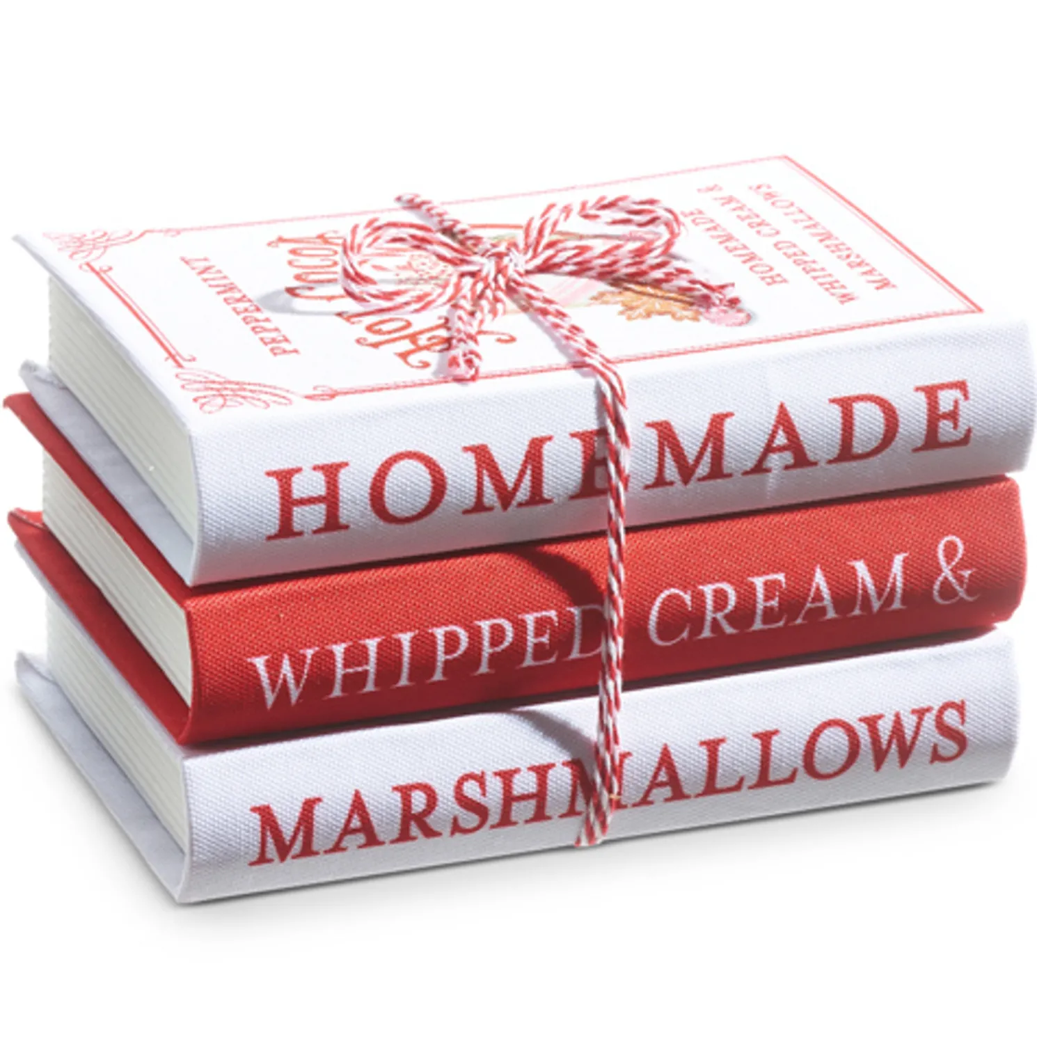 Raz 8" Hot Cocoa Faux Book Stack Christmas Decoration 4316112