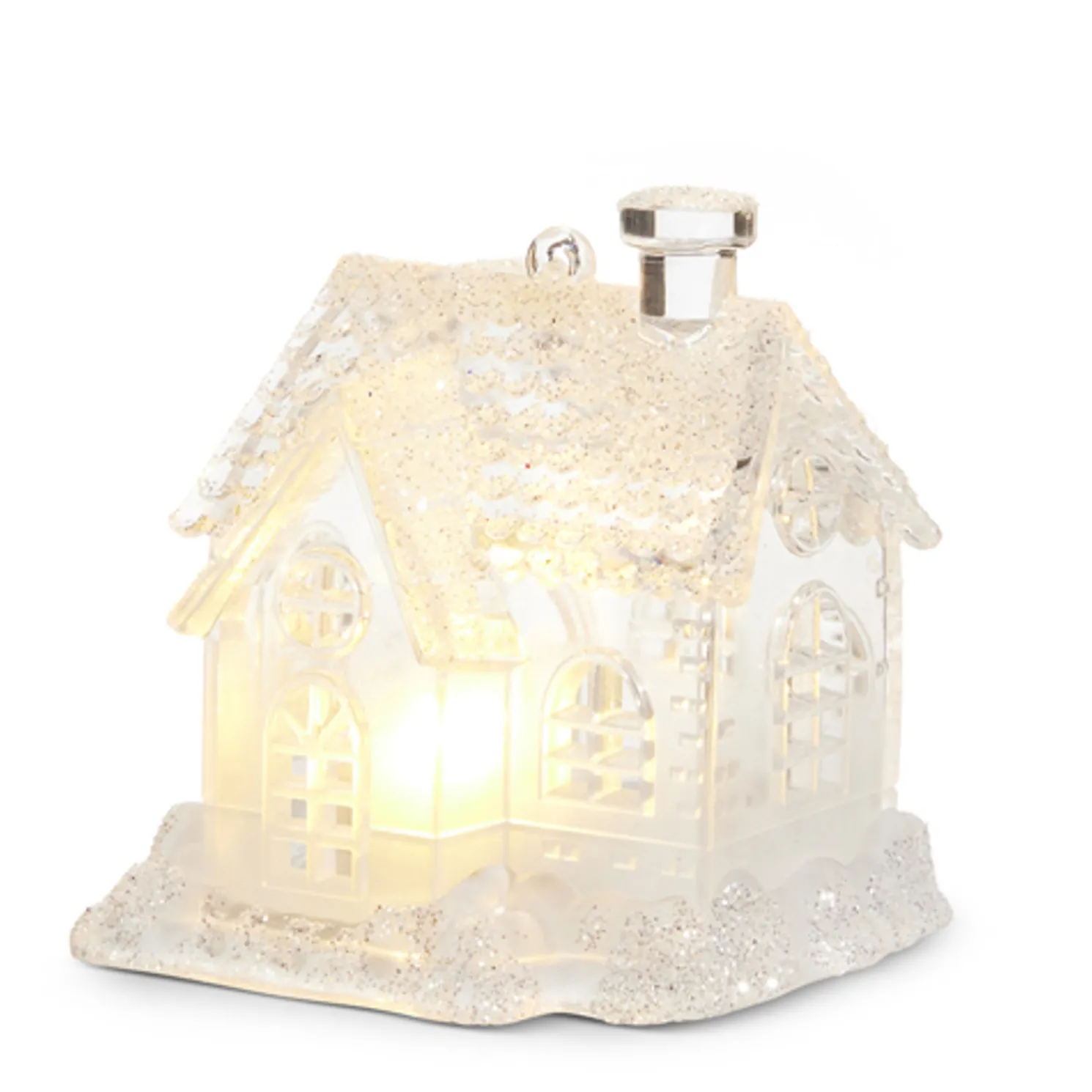 Raz 3" Iced Lighted House Christmas Ornament 4412529