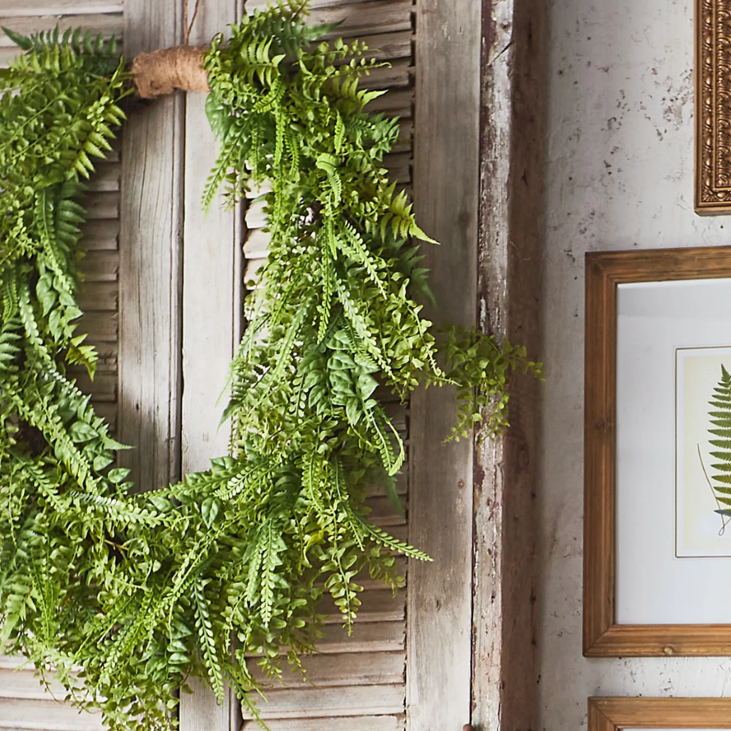 Raz 36" Large Fern Wreath W4502036