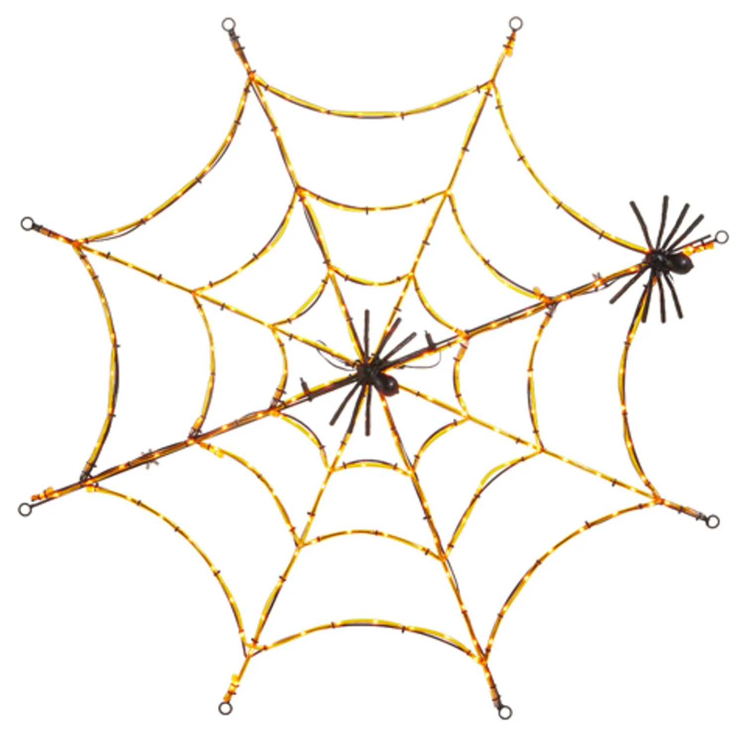 Raz 39.75" Large LED Lighted Spider Web Halloween Decoration 4555817