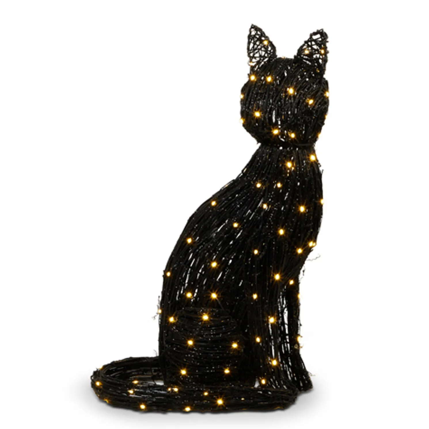 Raz 33" Large LED Lighted Black Cat Halloween Decoration 4555814