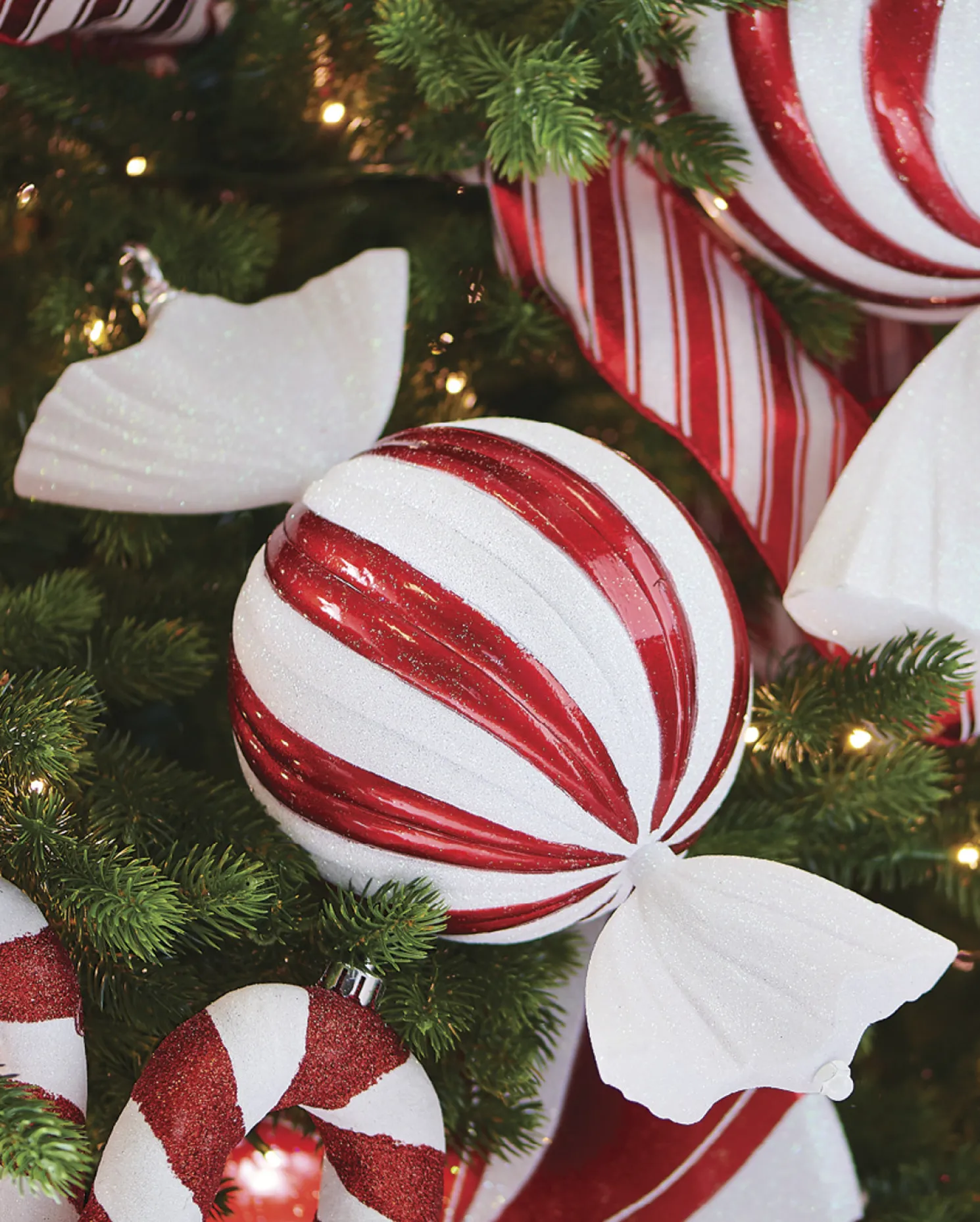 Raz 13" Large Peppermint Candy Christmas Ornament 4214945