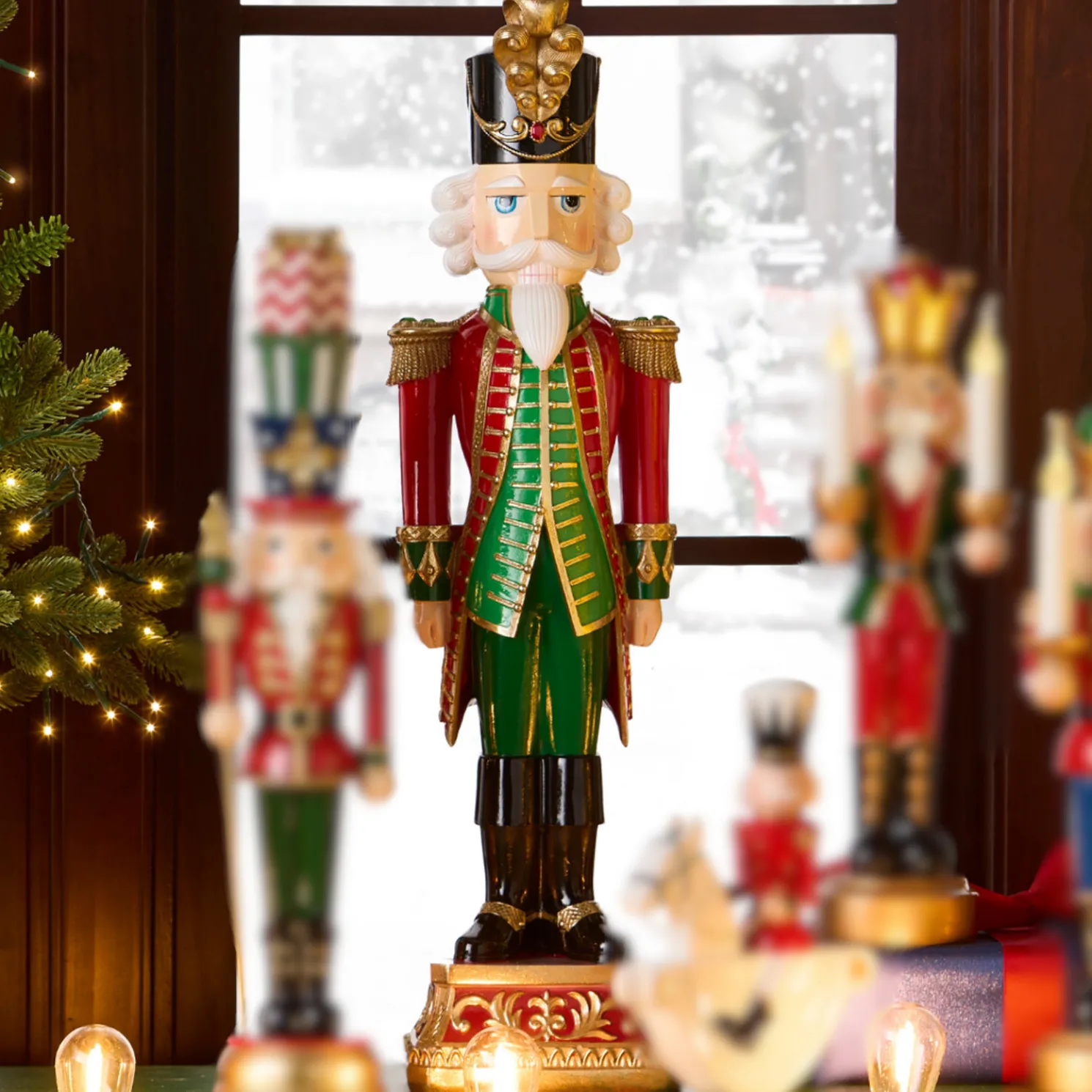 Raz 25.5" Large Red and Green Nutcracker Christmas Decoration 4510508