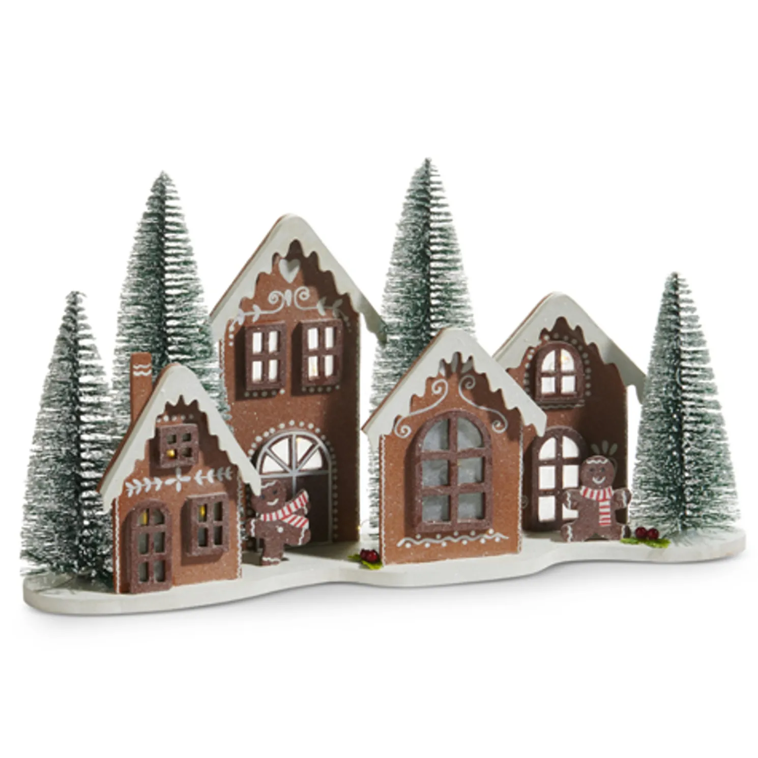 Raz 18.25" Lighted Gingerbread Village Christmas Decoration 4516271