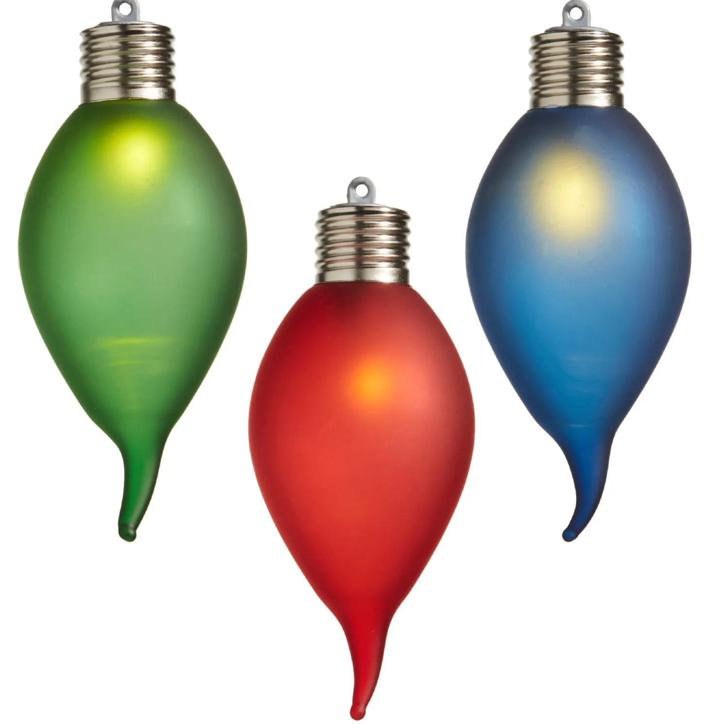 Raz 5.25" Lighted Kismet Light Bulb Christmas Ornament 4320900