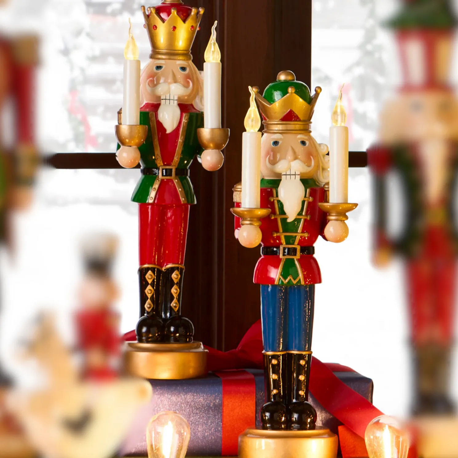 Raz 16.25" Lighted Nutcracker Christmas Figure 4501645