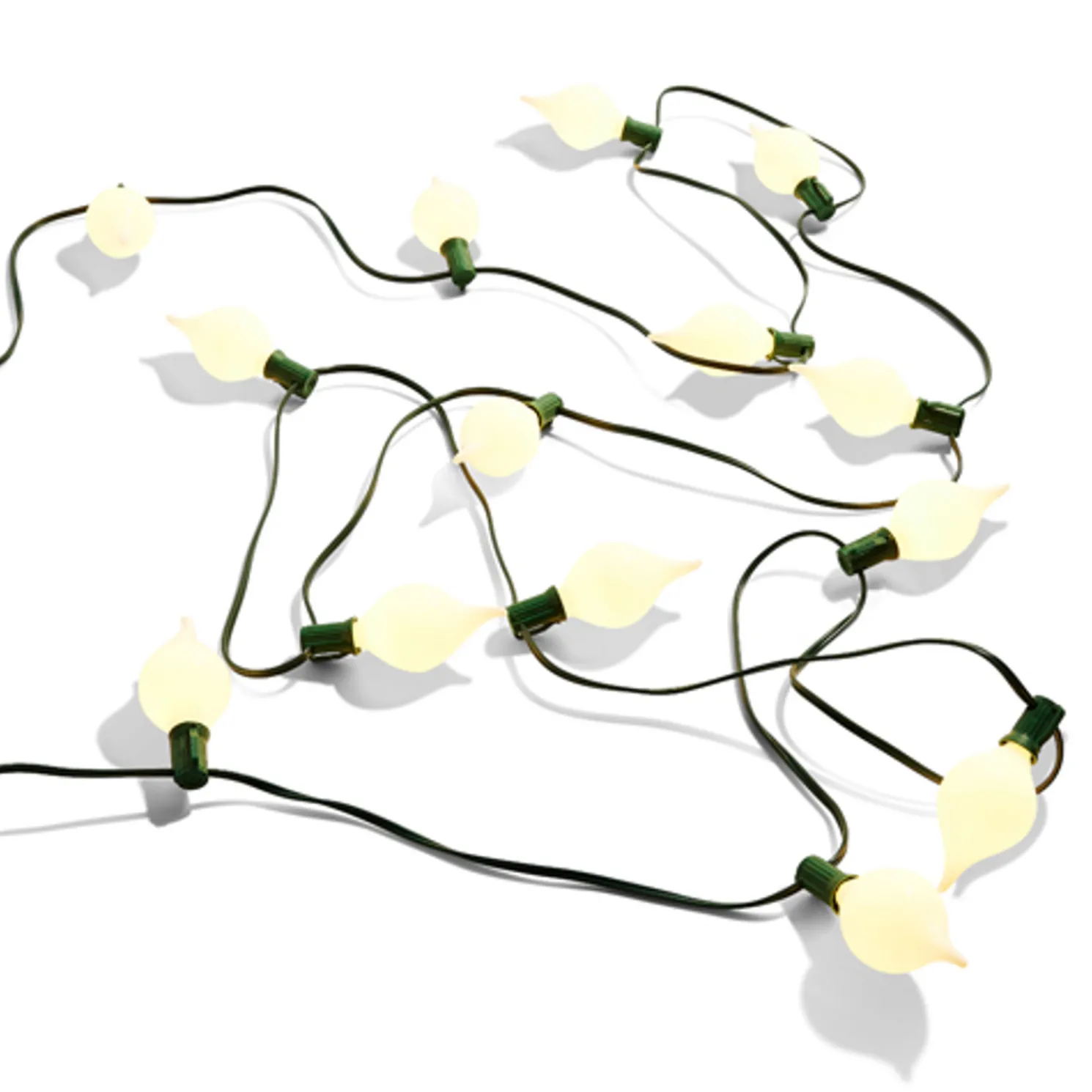 Raz 14' Matte White Kismet LED Christmas Lights L4537025