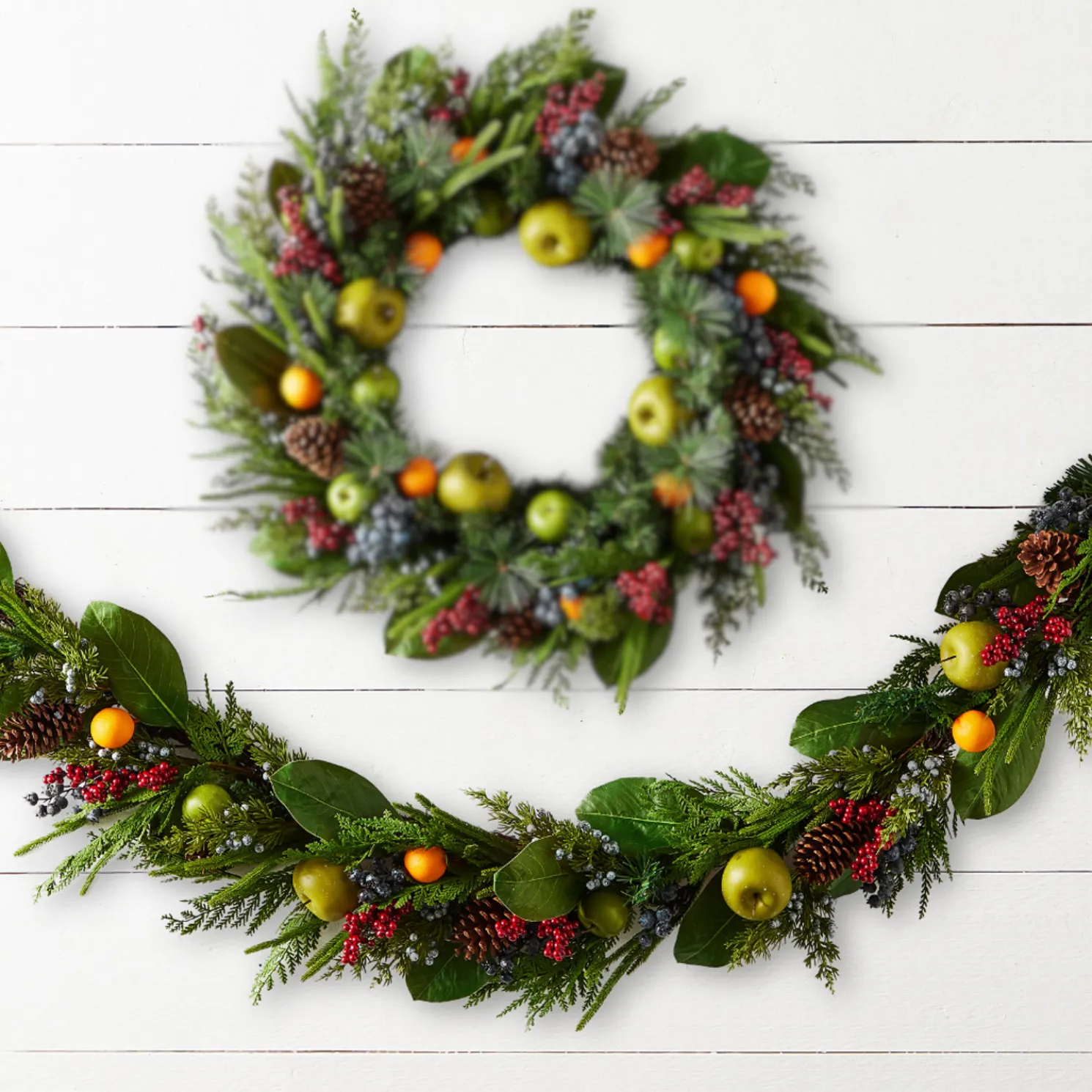 Raz 6' Mixed Fruit Christmas Garland G4511747