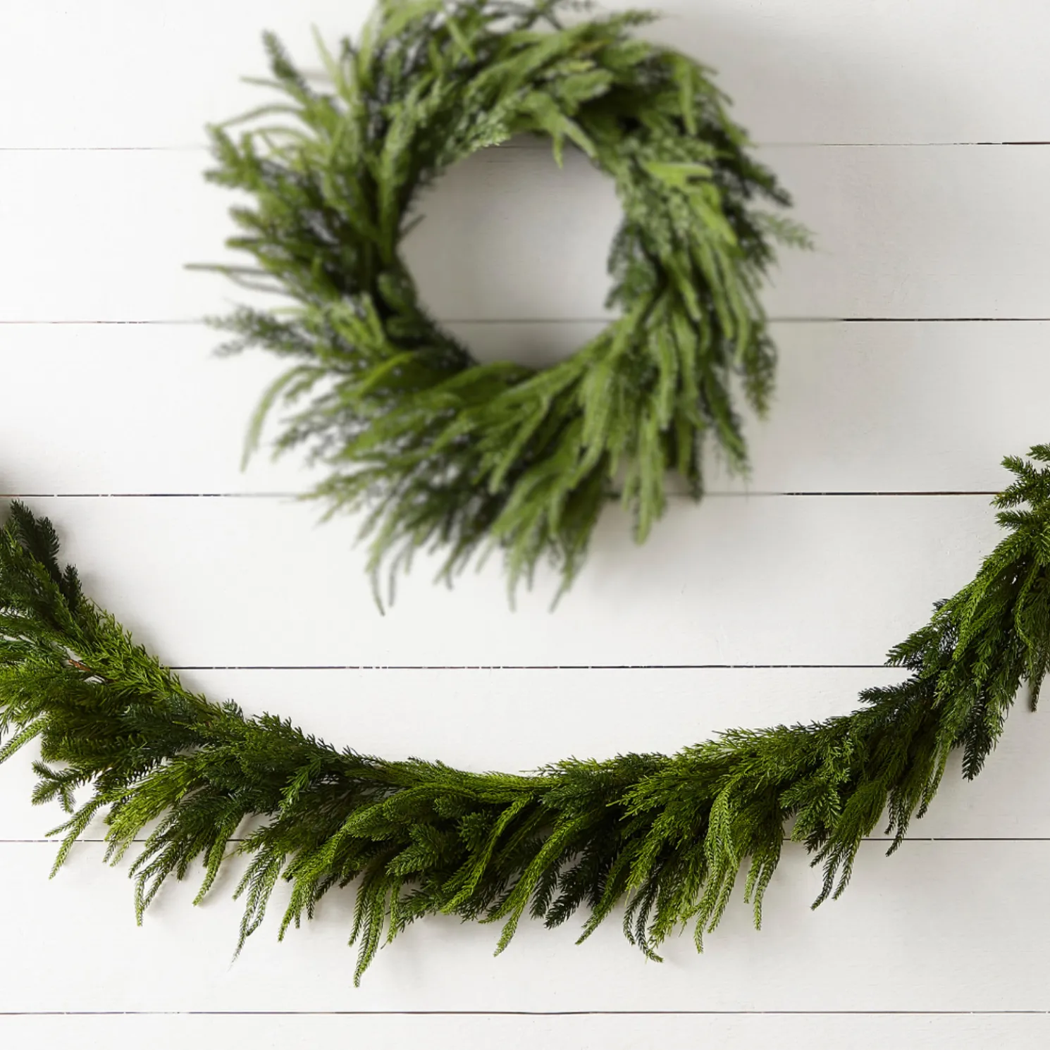 Raz 6' Mixed Greenery Christmas Garland G4511630