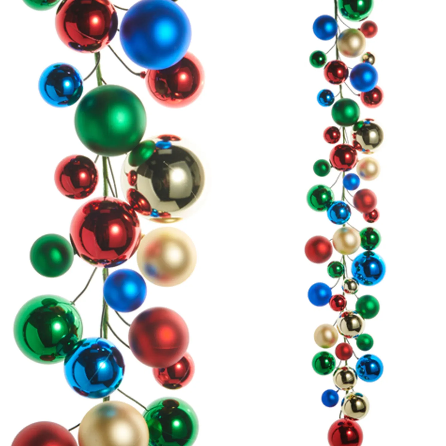 Raz 4' Multicolor Ball Christmas Garland G4532772