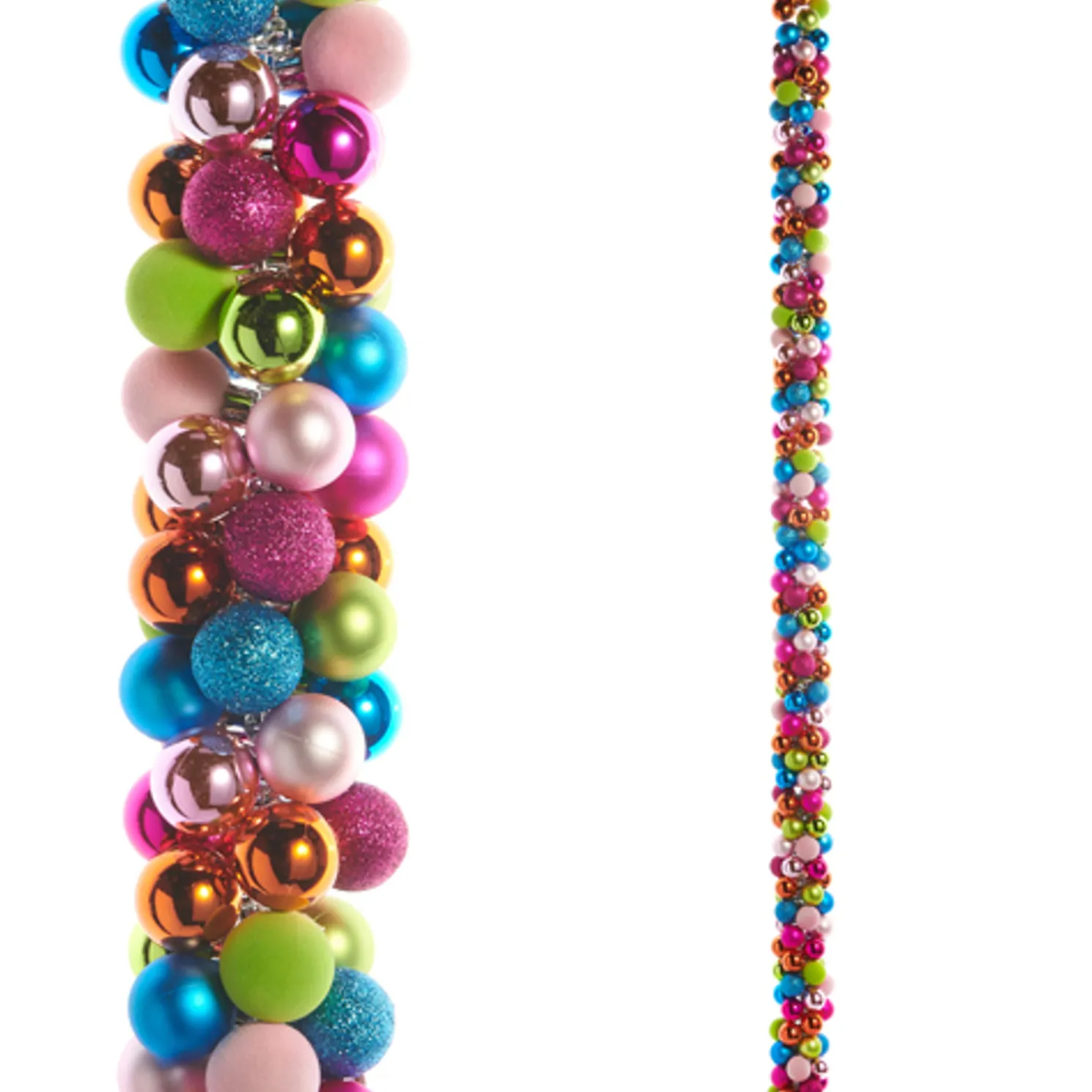 Raz 5' Multicolor Ball Christmas Garland G4532836