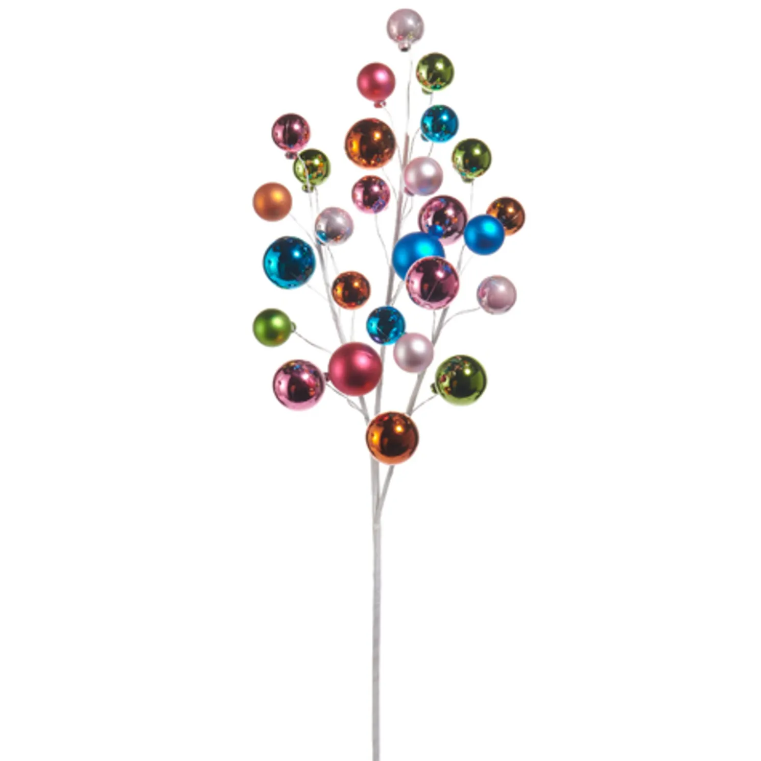 Raz 29" Multicolor Ball Spray Christmas Tree Accessory F4516201