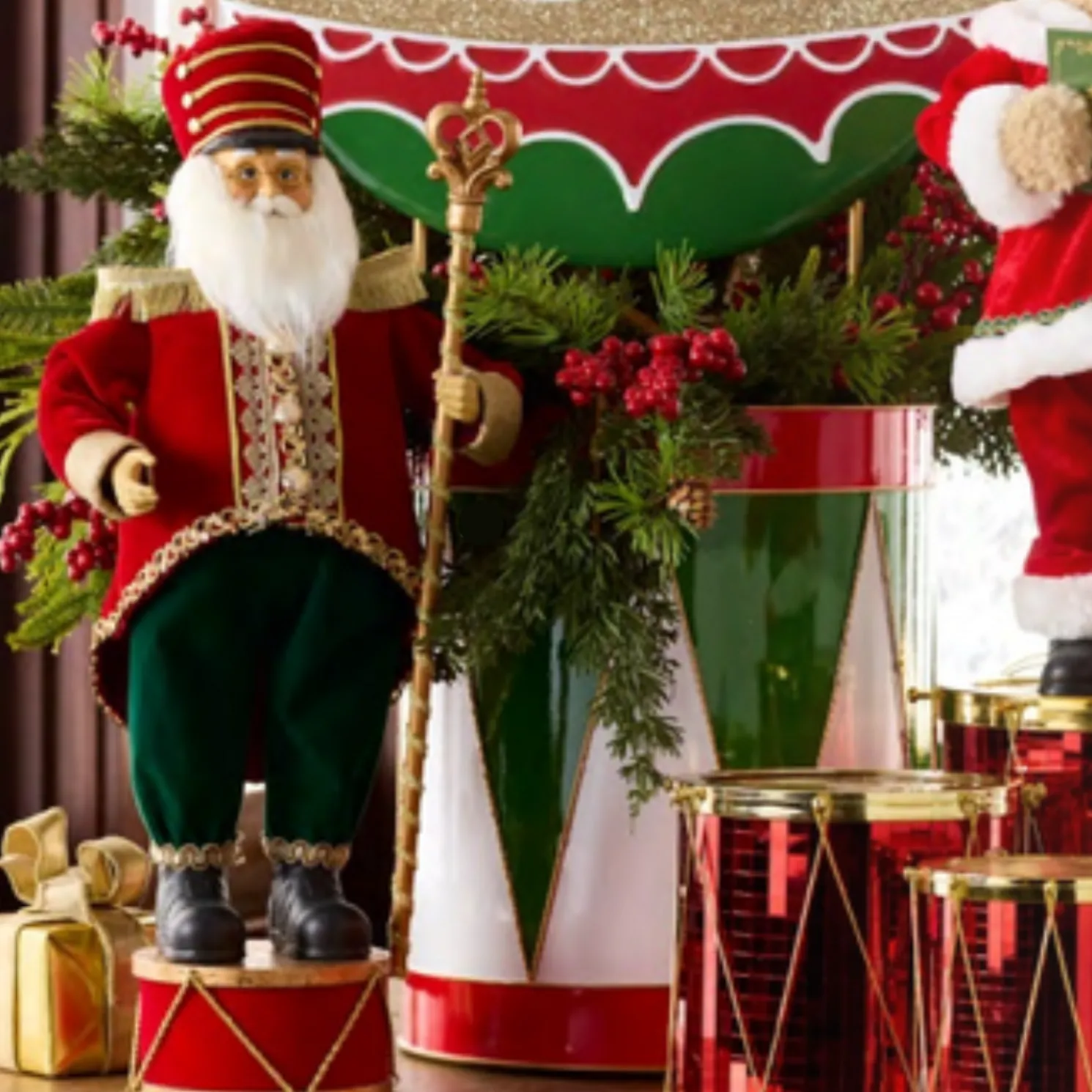 Raz 22" Nutcracker Santa Christmas Figure 4515543