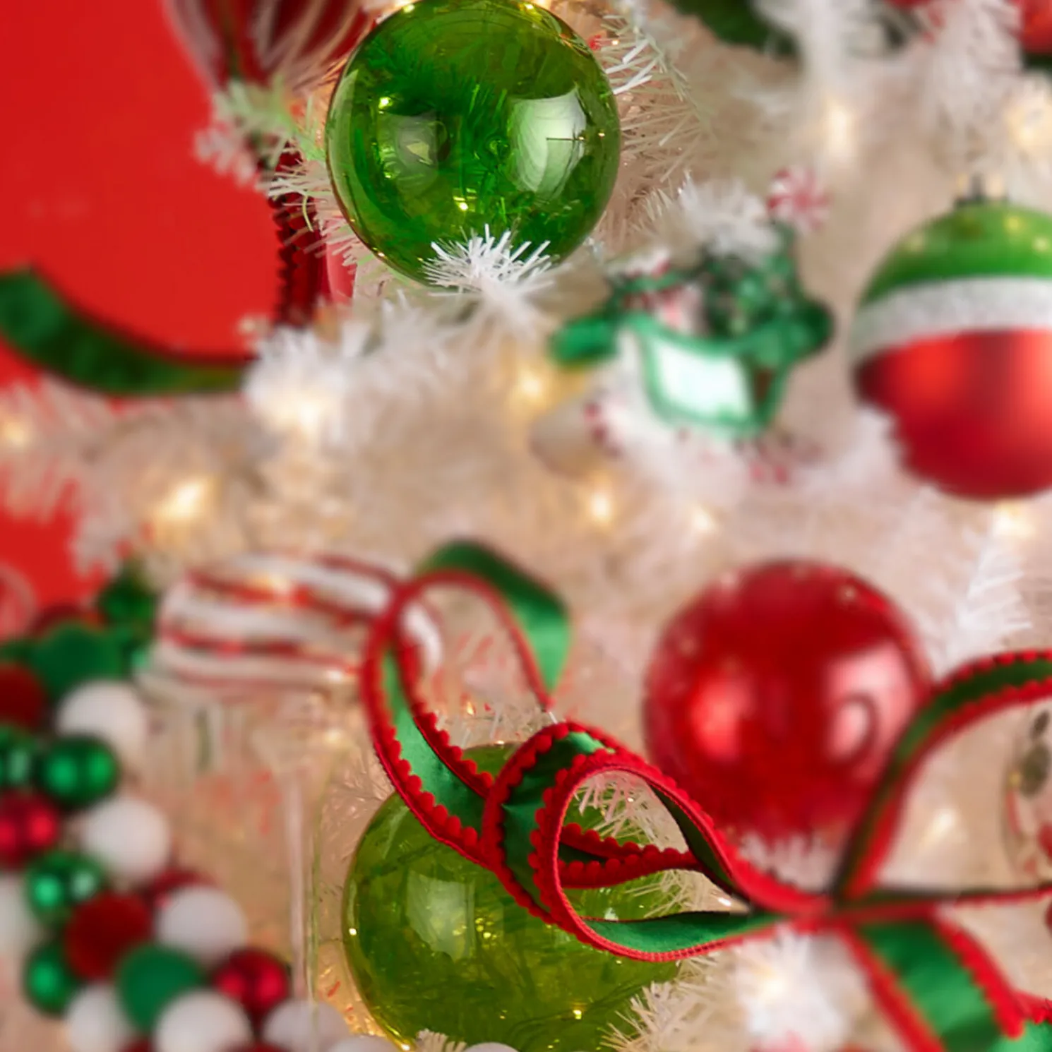 Raz 4" or 5" Green Sheer Blown Glass Christmas Ornament