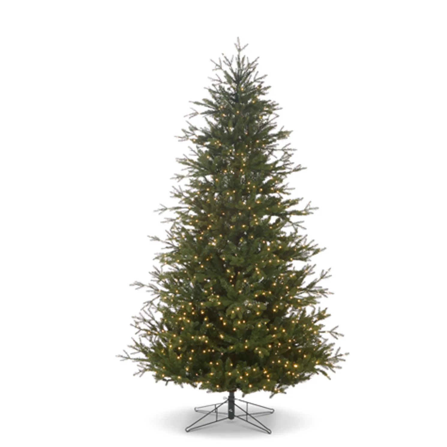Raz 7.5' or 9' O Tannenbaum Nordic Fir Real Feel Christmas Tree with Brilliant LED Lights