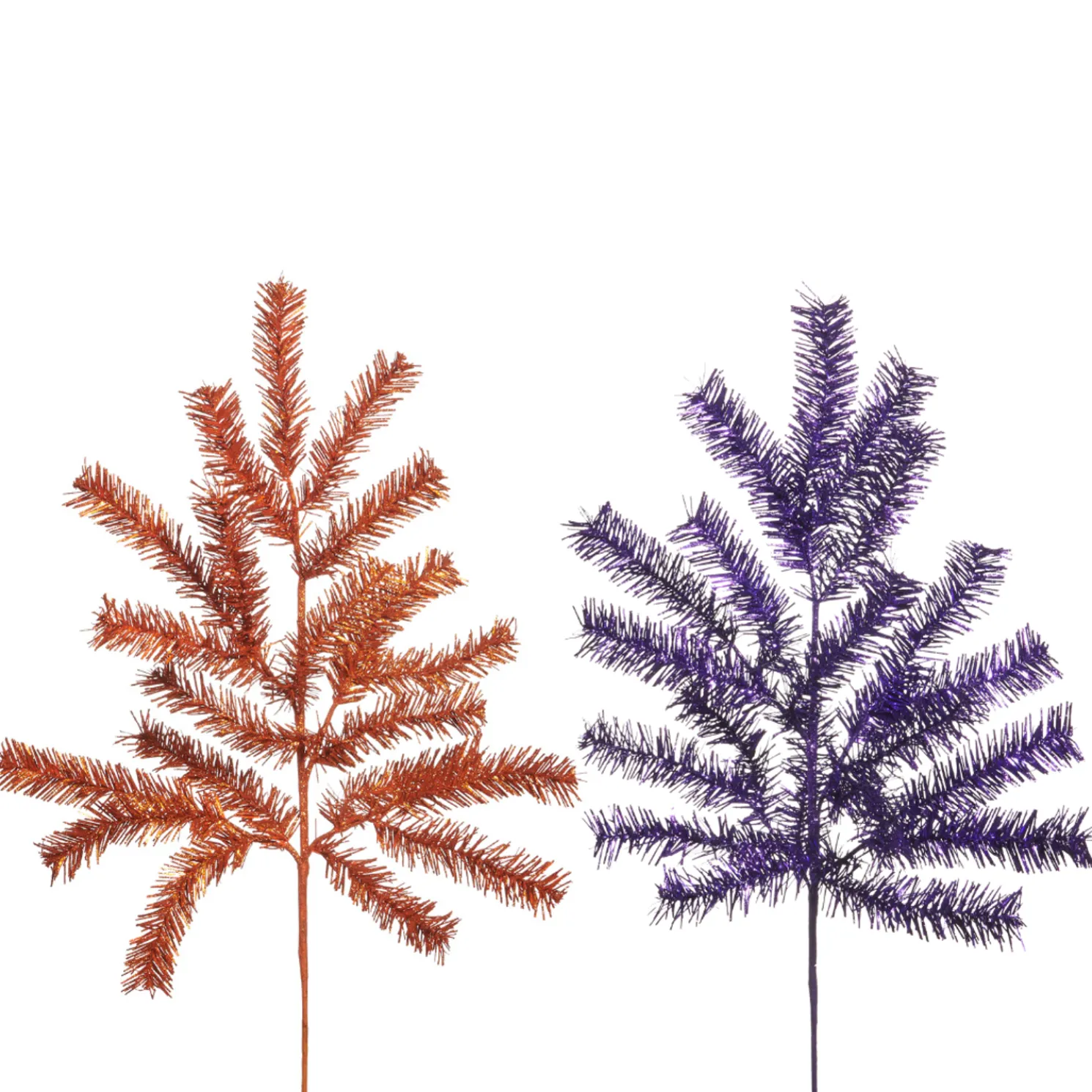 Raz 30" Orange or Purple Tinsel Halloween Spray