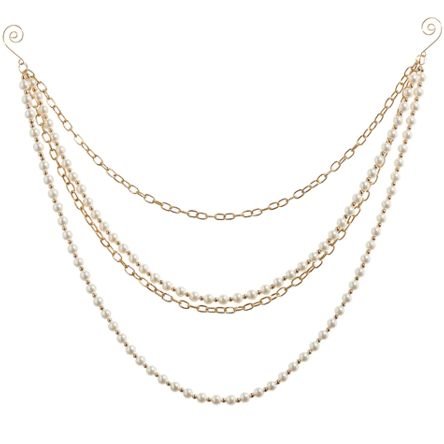 Raz 27" Pearl Chain Christmas Tree Garland G4417572