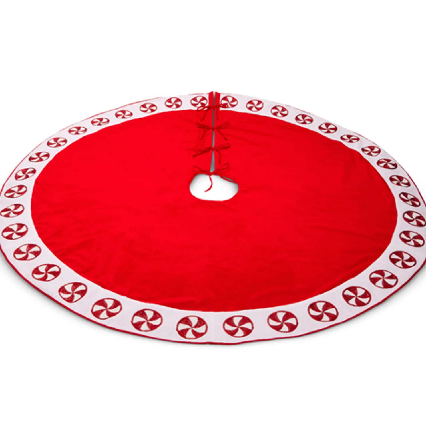 Raz 60" Peppermint Christmas Tree Skirt 4527781