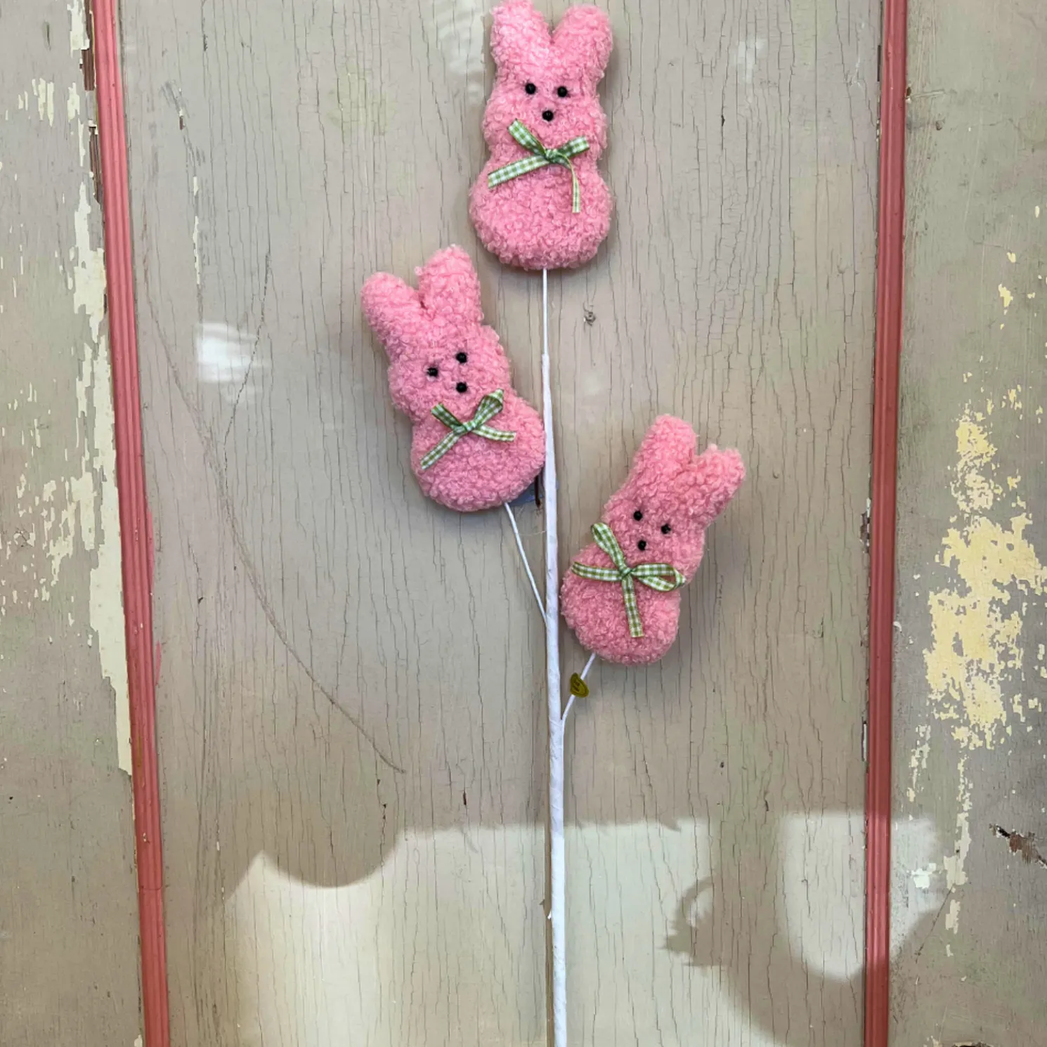 Raz 24" Pink Easter Bunny Spray F4506643