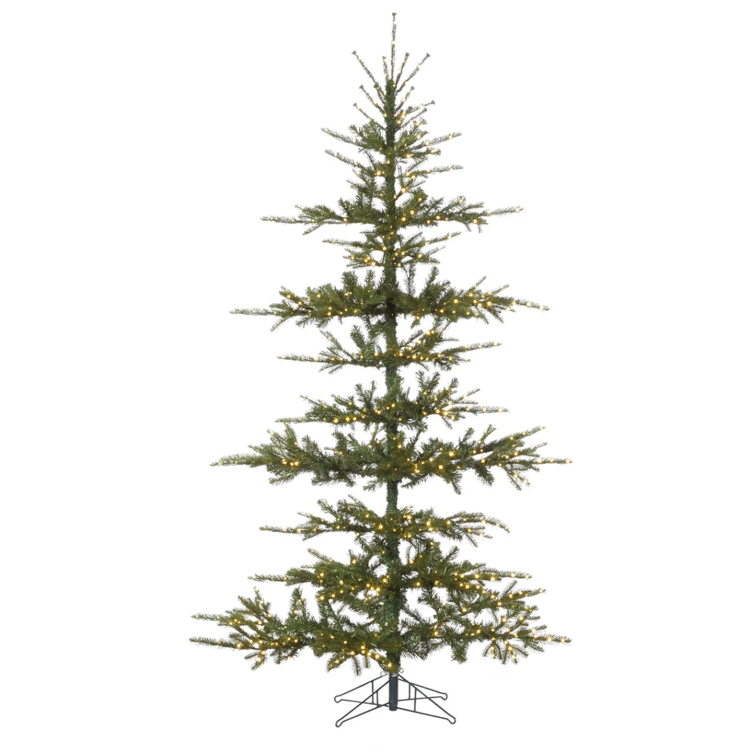 Raz 7.5' Pre-Lit Green Noble Fir Christmas Tree T4147022