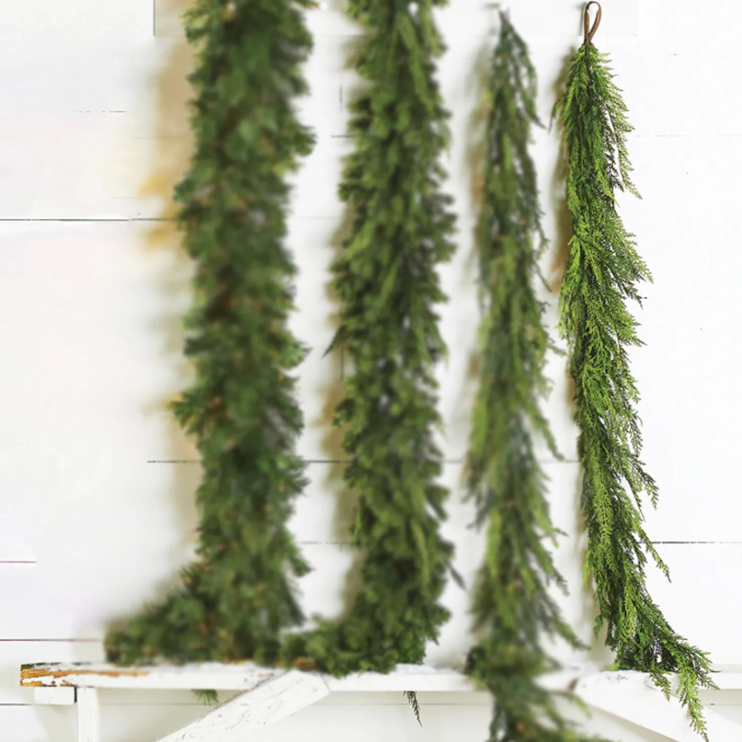 Raz 5.5' Real Feel Cedar Christmas Garland G3922680
