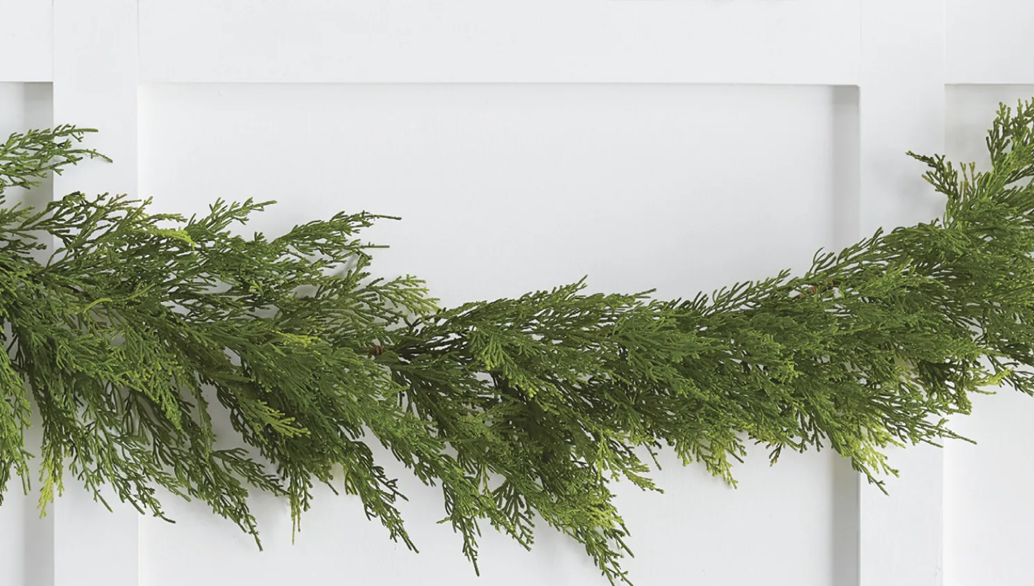 Raz 6' Real Feel Cedar Christmas Garland G4002346