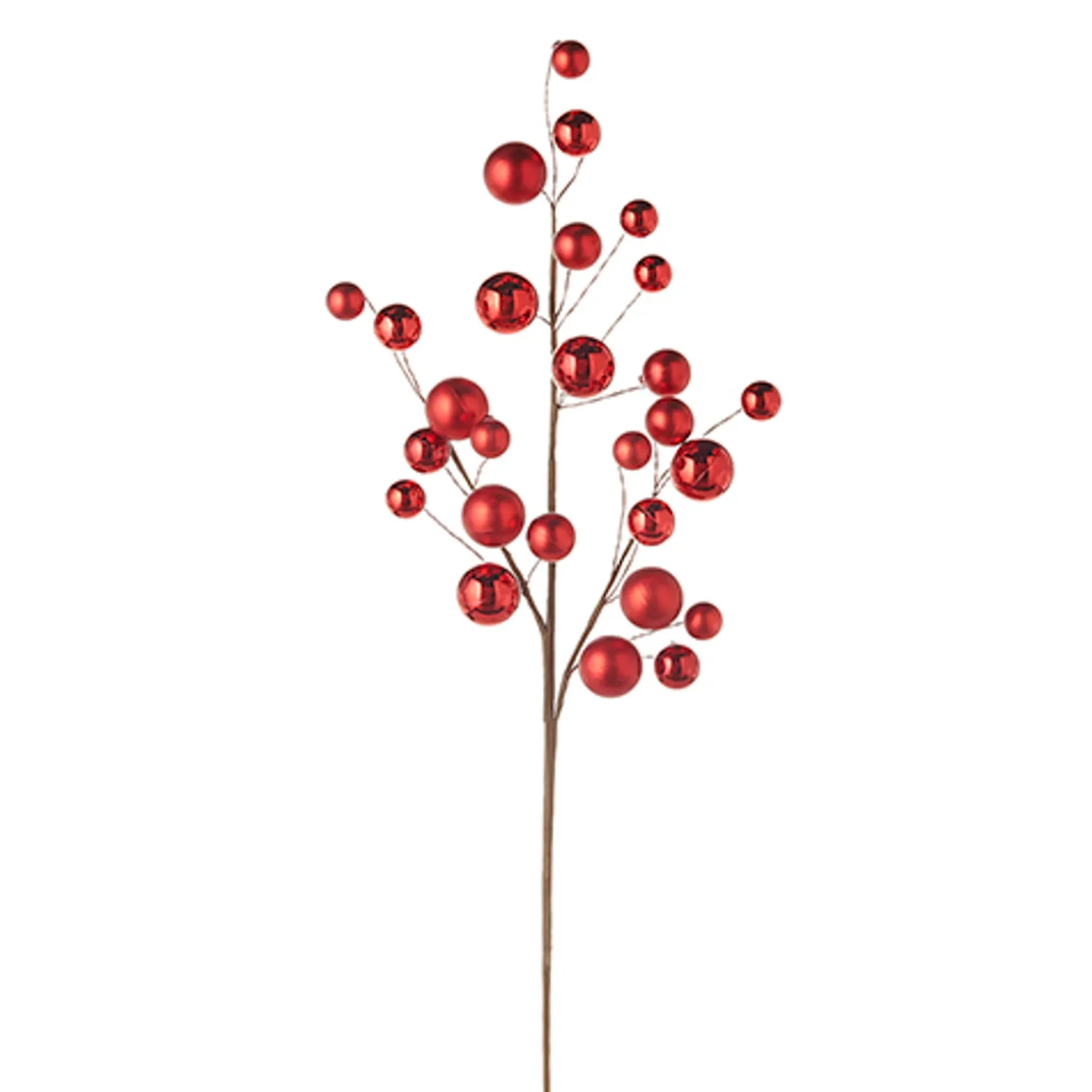 Raz 31" Red Ball Christmas Tree Spray F4202324