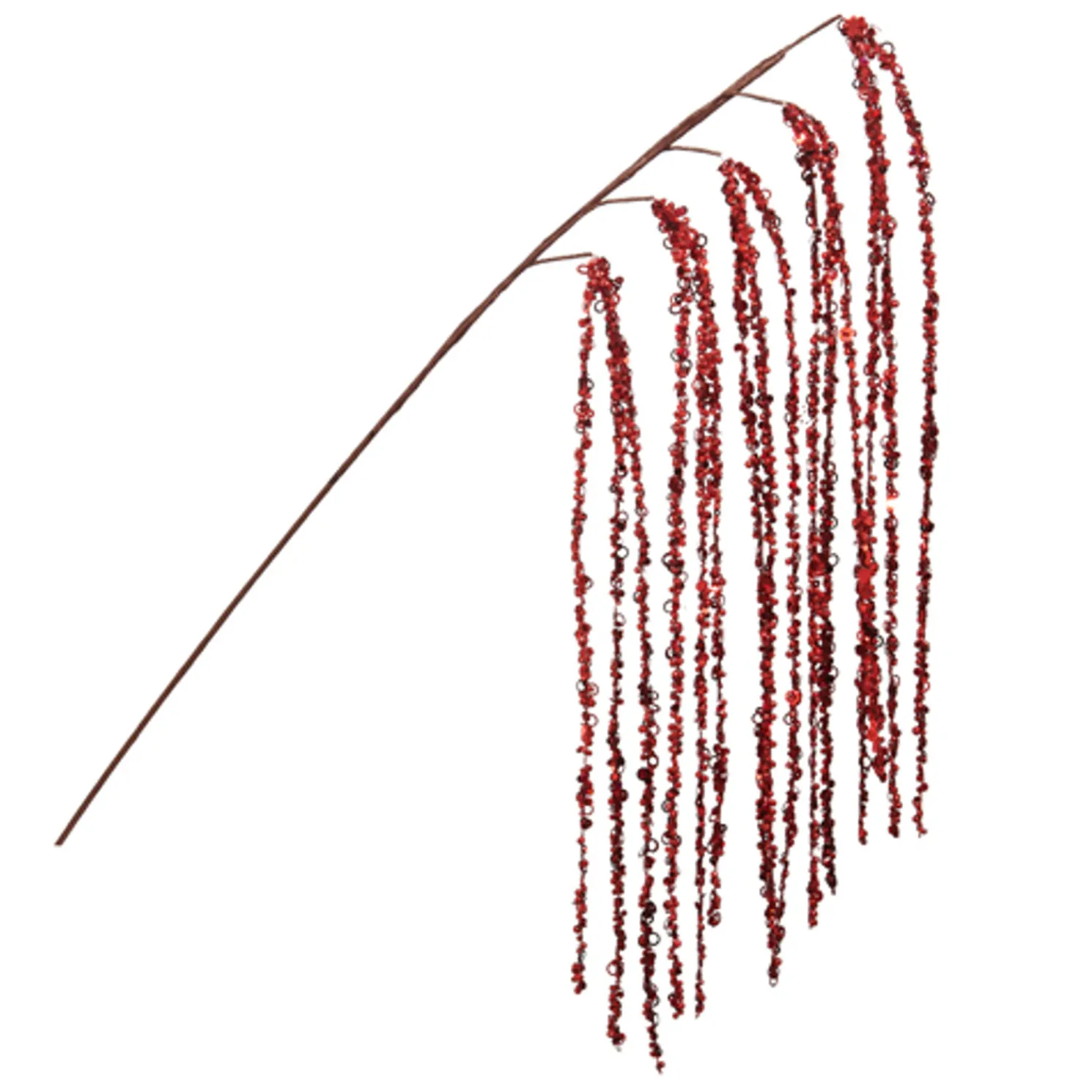 Raz 36.5" Red Glitter Spray Christmas Tree Accessories F4542120