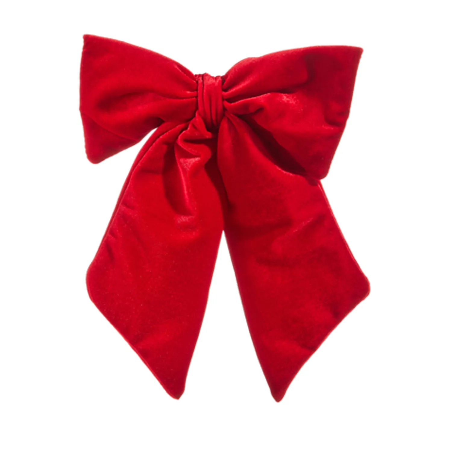 Raz 11" Red Velvet Bow Clip On Christmas Ornament 4550509