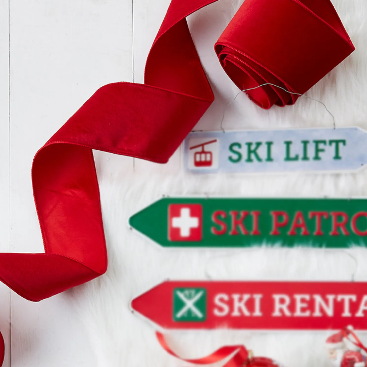 Raz 4" Red Velvet Wired Christmas Ribbon R4371811