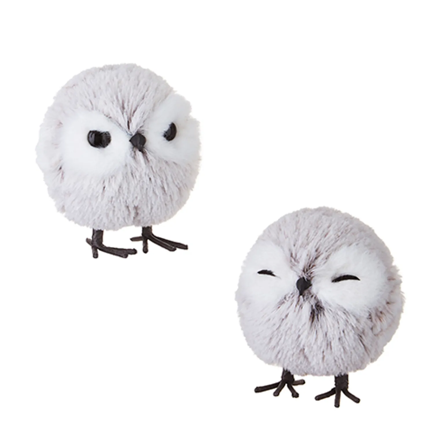 Raz 4" Set of 2 Owl Christmas Ornament 4203486