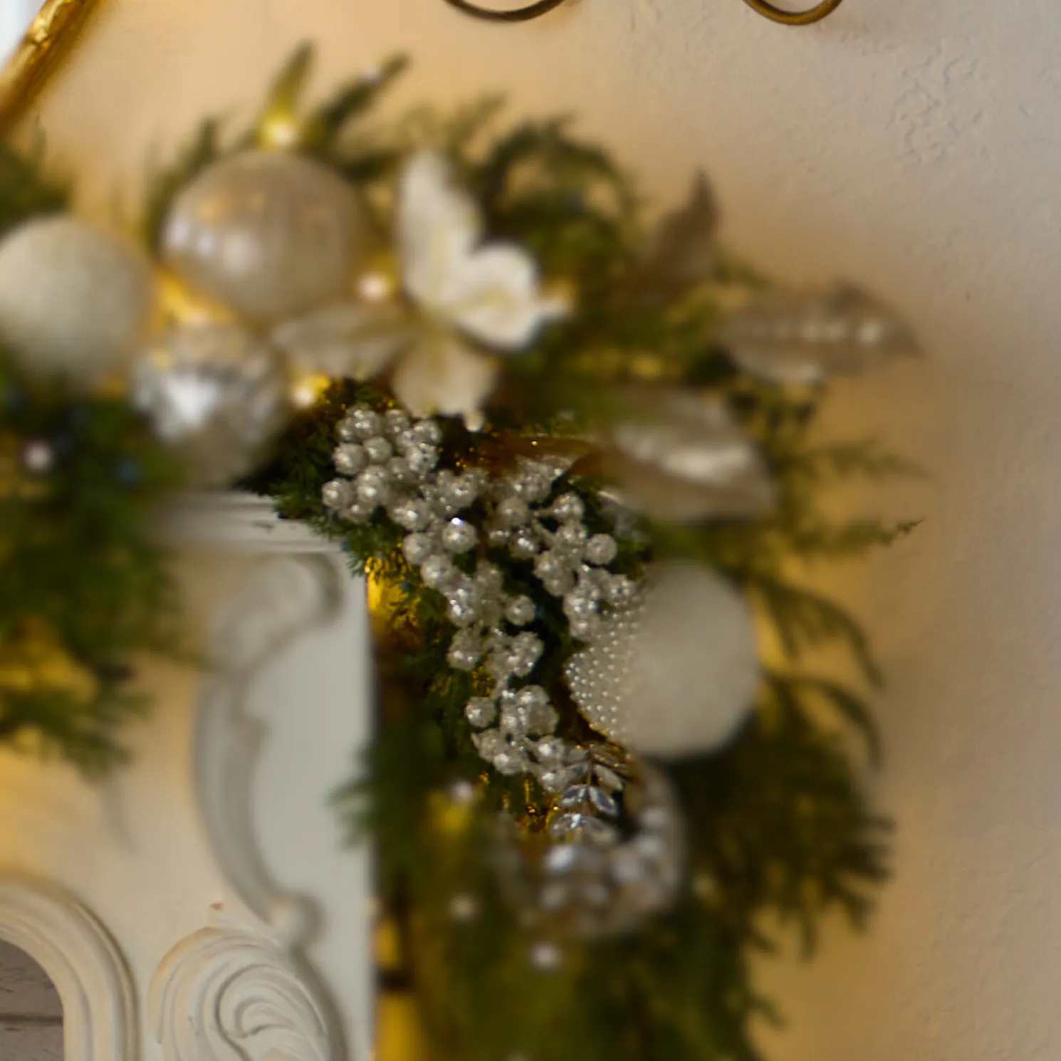 Raz 25.5" Silver Berry Christmas Tree Spray F4506719