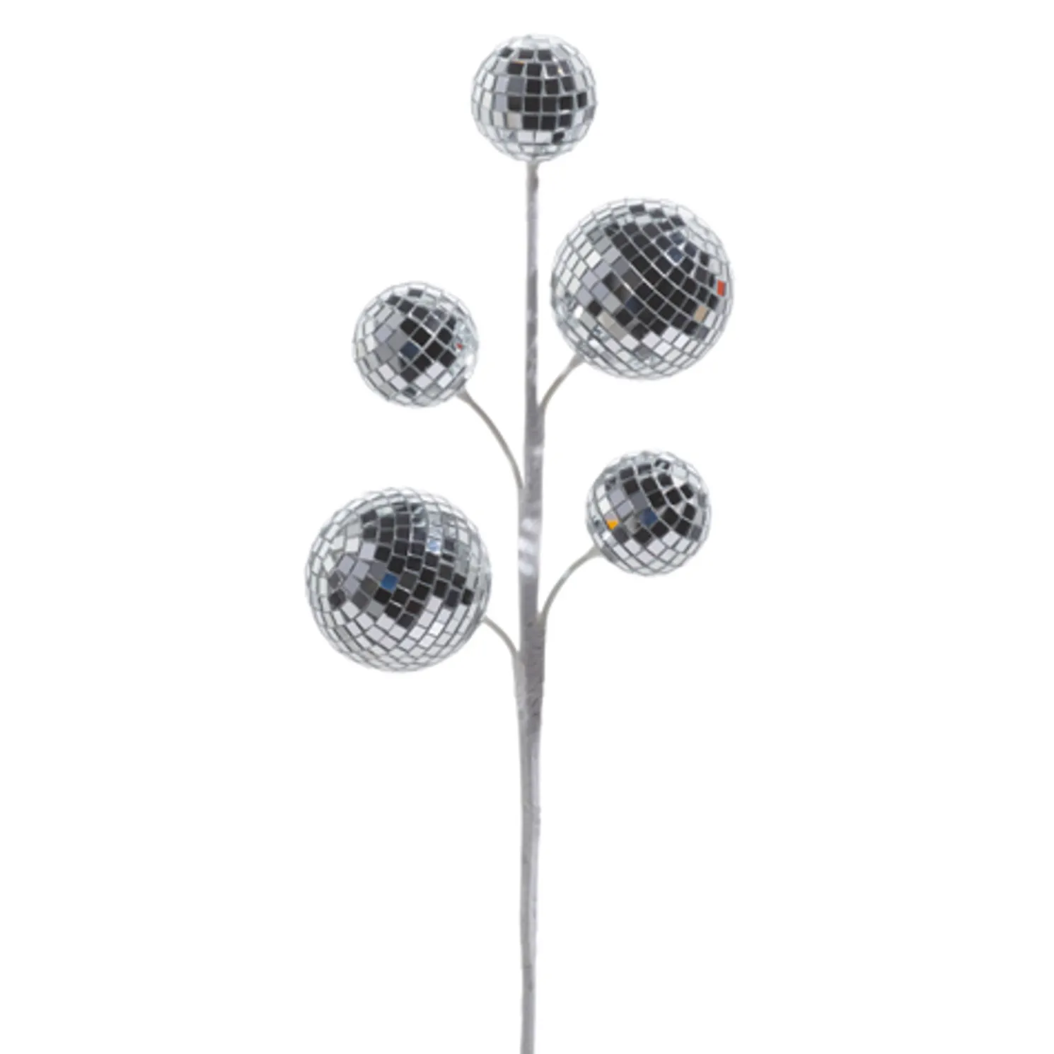 Raz 16" Silver Disco Ball Christmas Tree Spray F4432760
