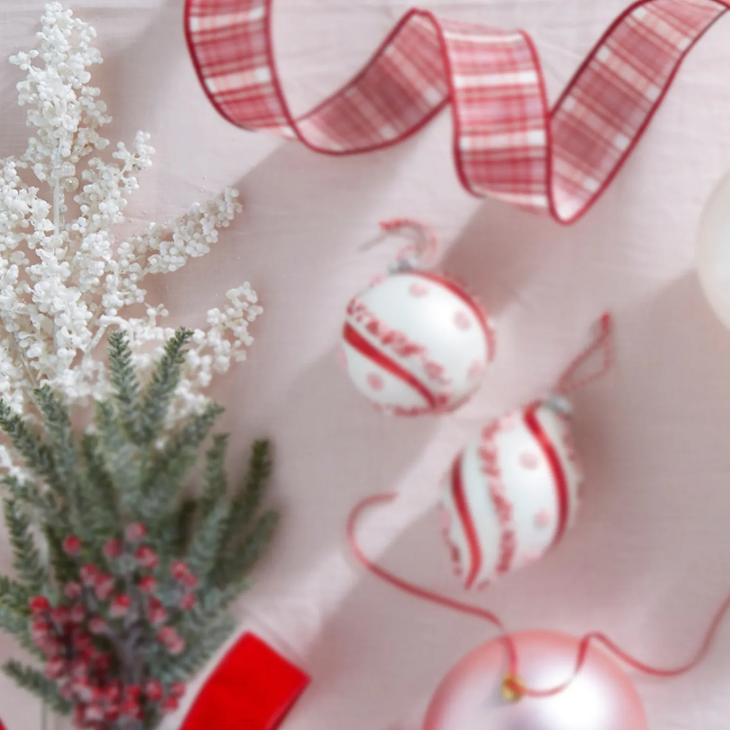 Raz 29" Snowy White Berry Christmas Tree Spray F4306670