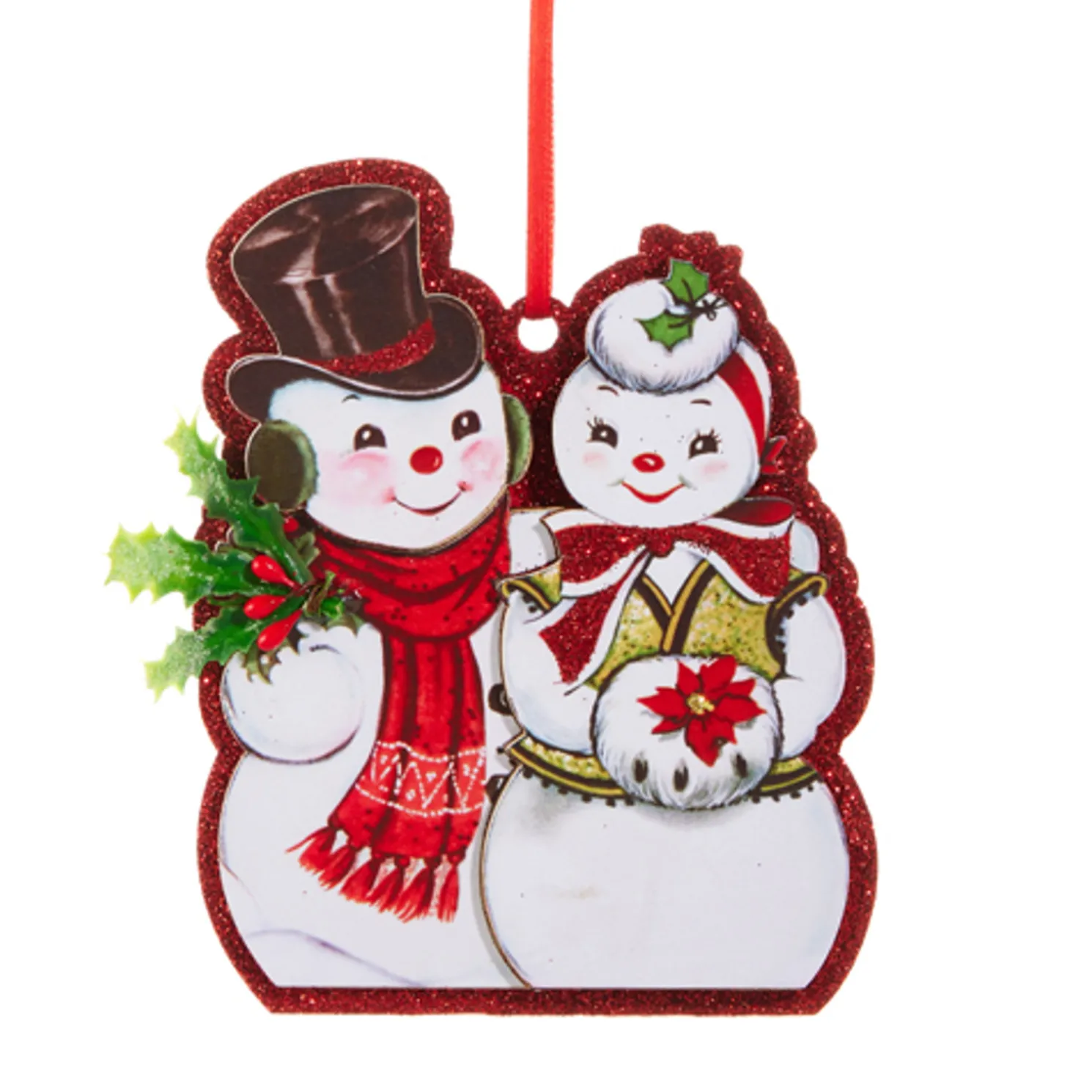 Raz 4.75" The Magic of Christmas Snowman Ornament 4519145