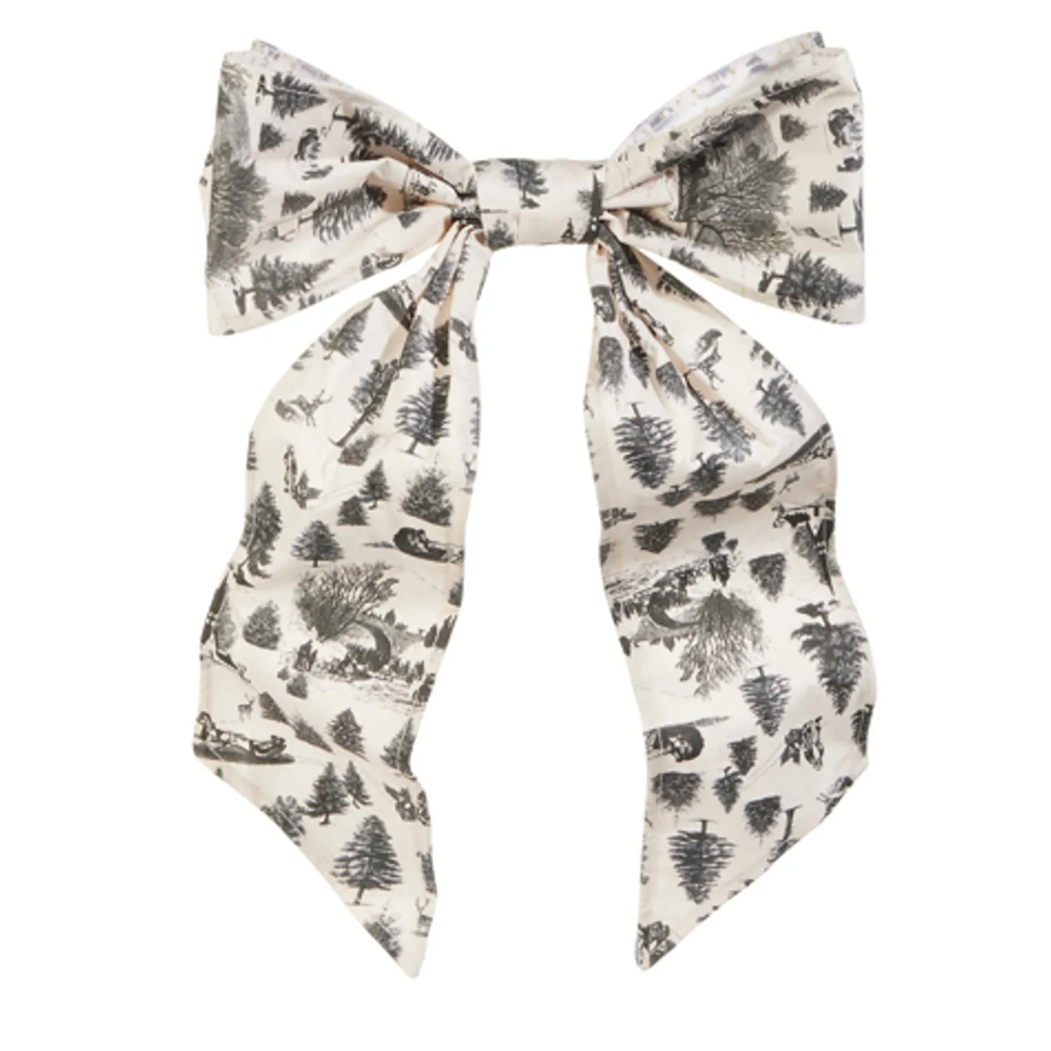 Raz 18" Through the Woods Wired Clip On Bow Christmas Decoration 4520948