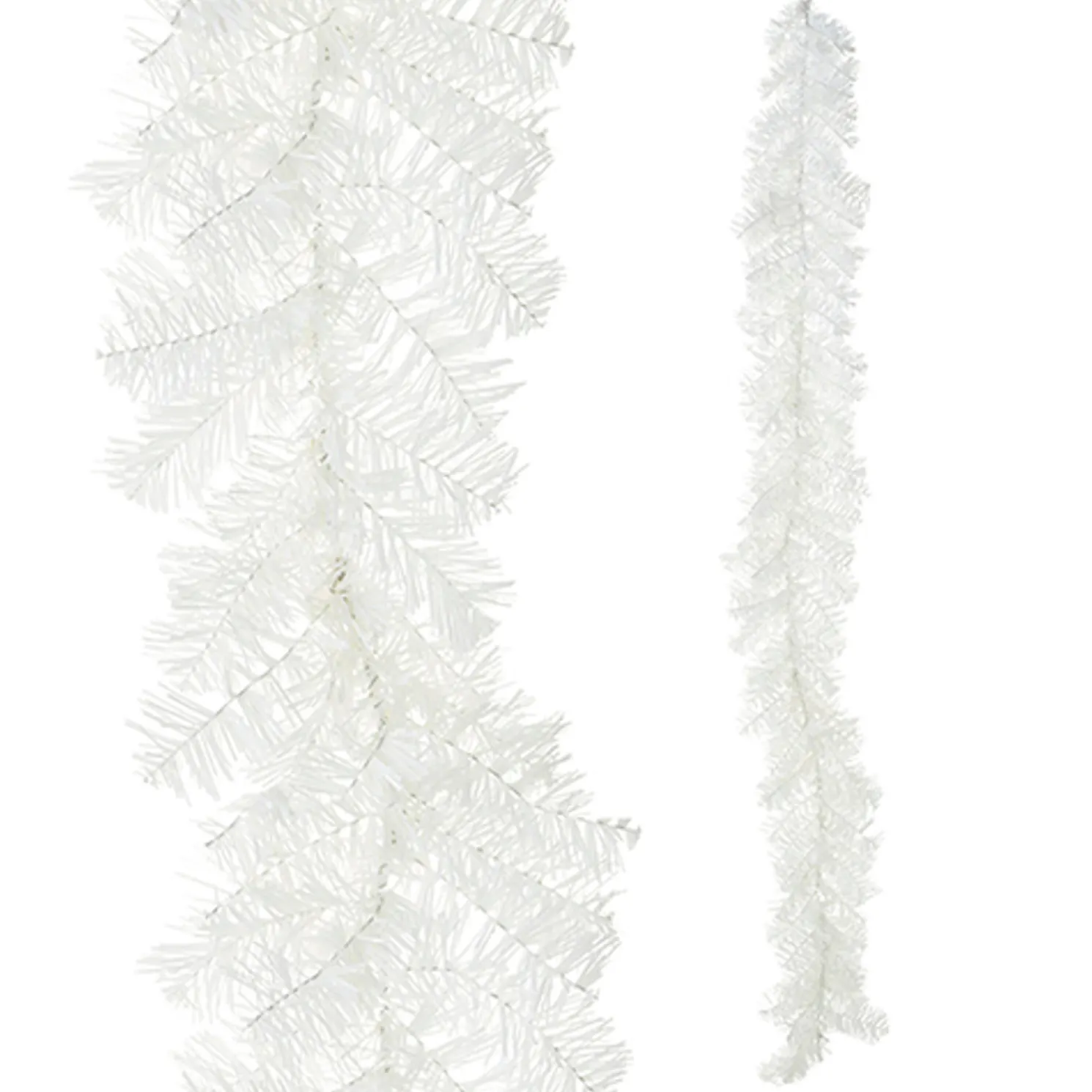 Raz 6' White Tinsel Christmas Garland G4202577
