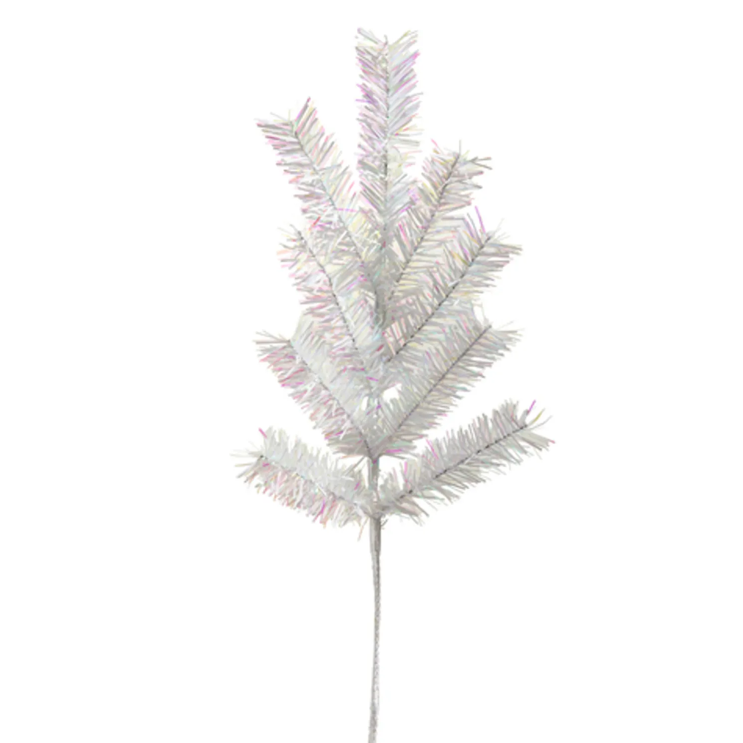 Raz 28" White Tinsel Christmas Tree Spray F4402270