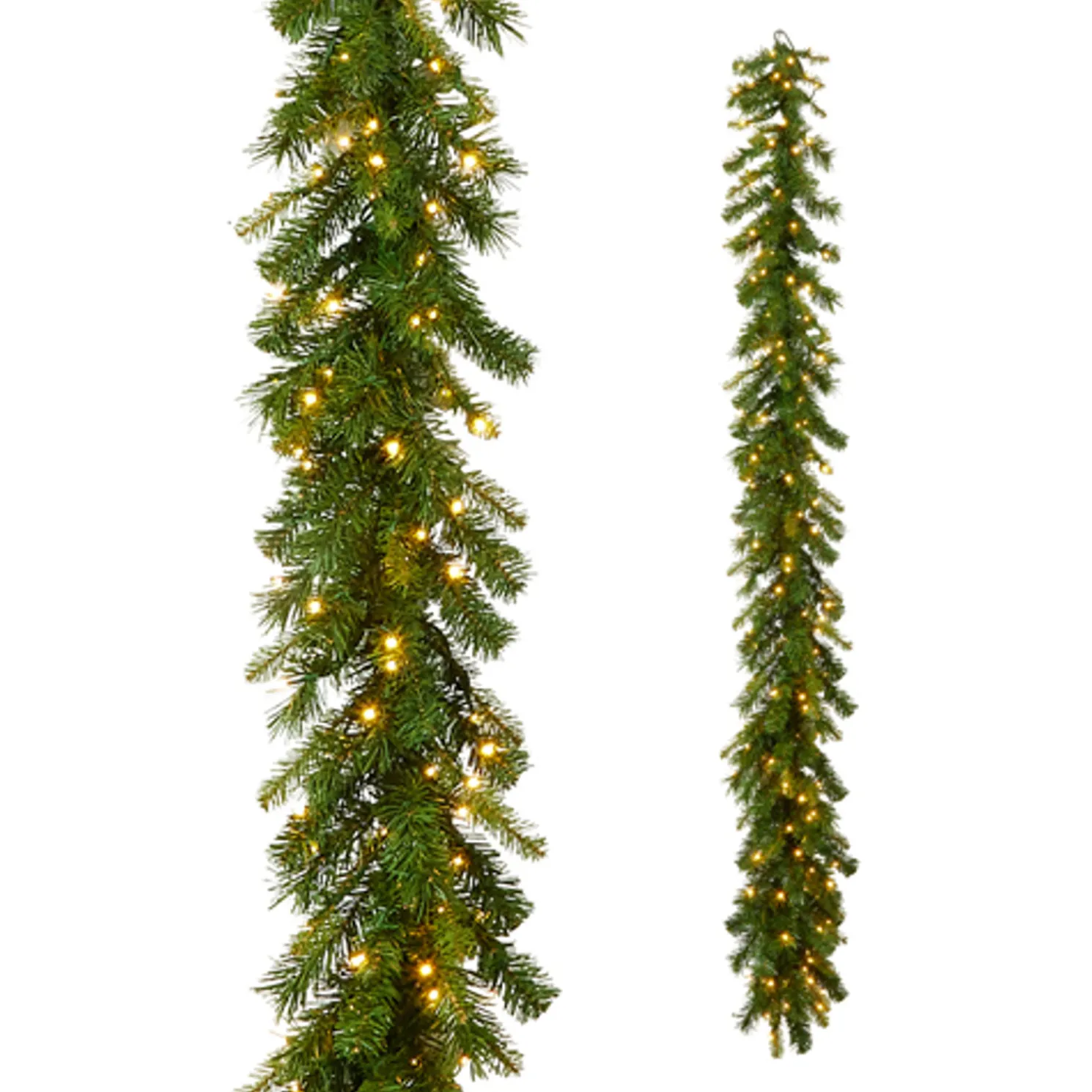 Raz 6' x 10" Pre-Lit Princess Pine Christmas Garland G4409584