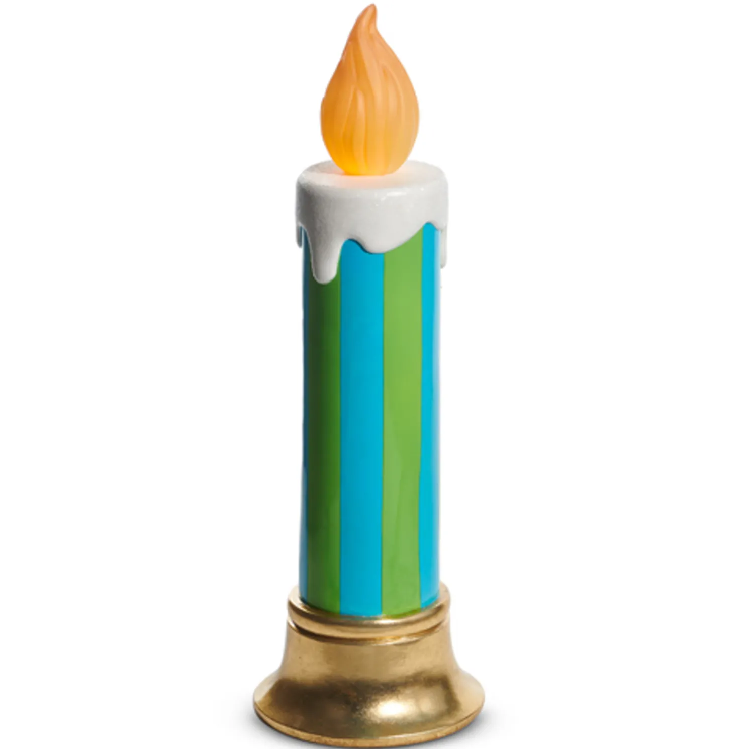 Raz Colorful Battery Operated Large Candle Christmas Decoration