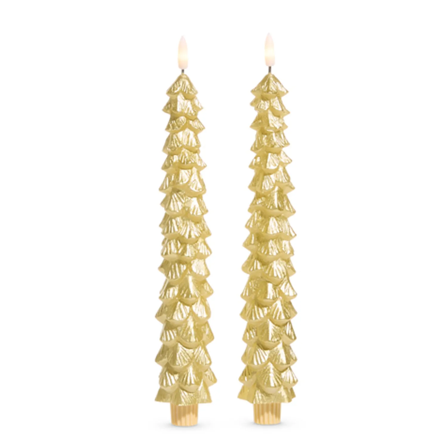 Raz Gold Tree Flameless Candles