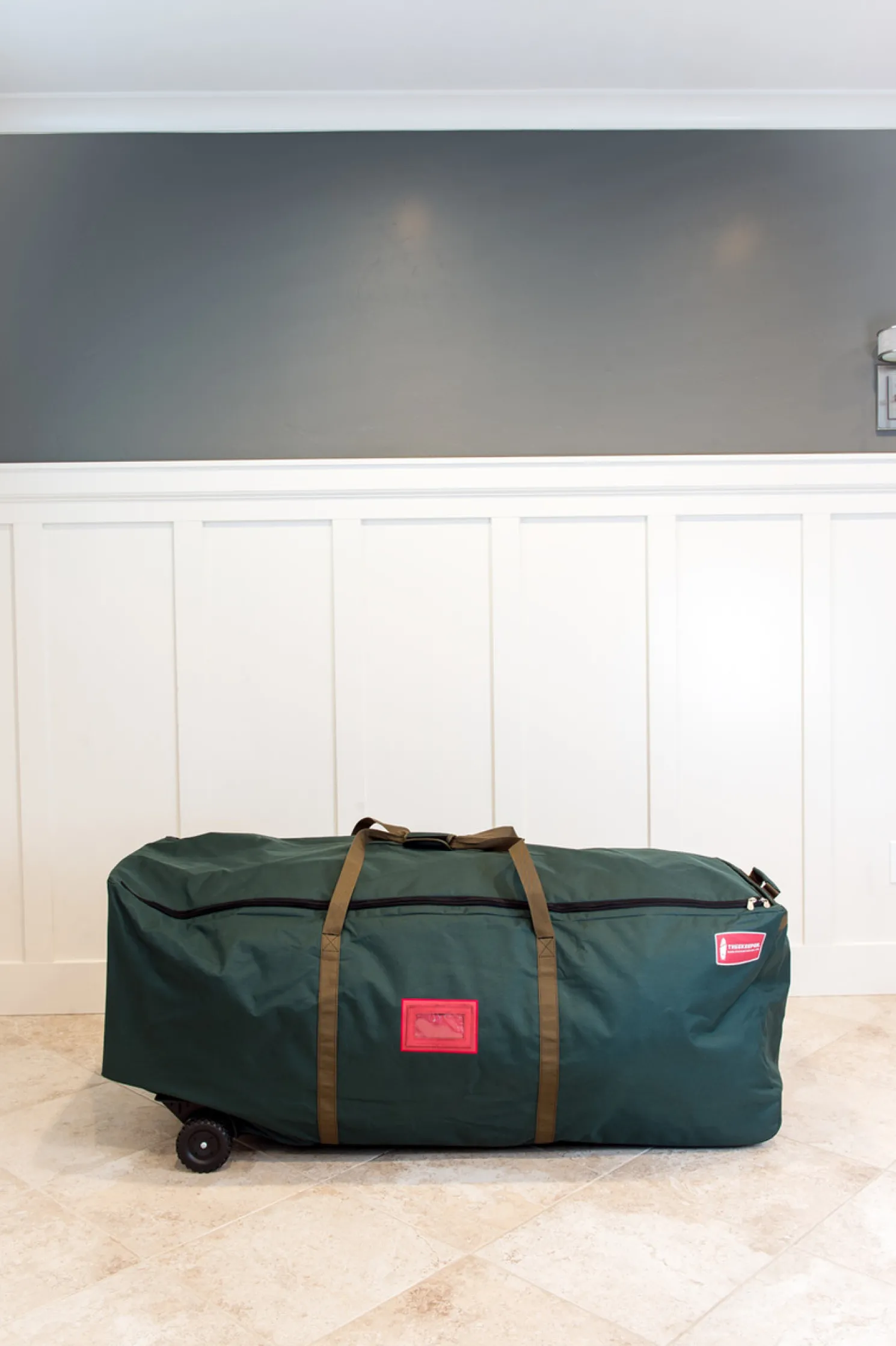 Tree Keeper Big Wheel No Drag Super Duffel 6-9 ft Christmas Tree Storage Bag TK-10838